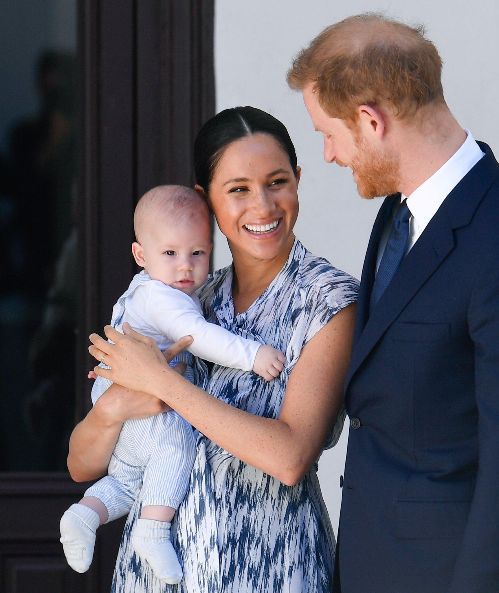 哈利與梅根的長子亞契。(翻攝meghanmarkle_official IG))