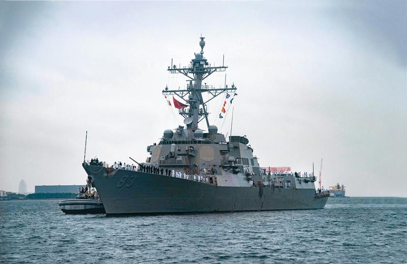 全球抗中情勢升高，台灣積極發展不對稱戰力，在「大量、機動、遠距、精準、相對價廉與效高」原則下，盼將台打造成「不沉的神盾艦」。（翻攝美軍第七艦隊臉書）