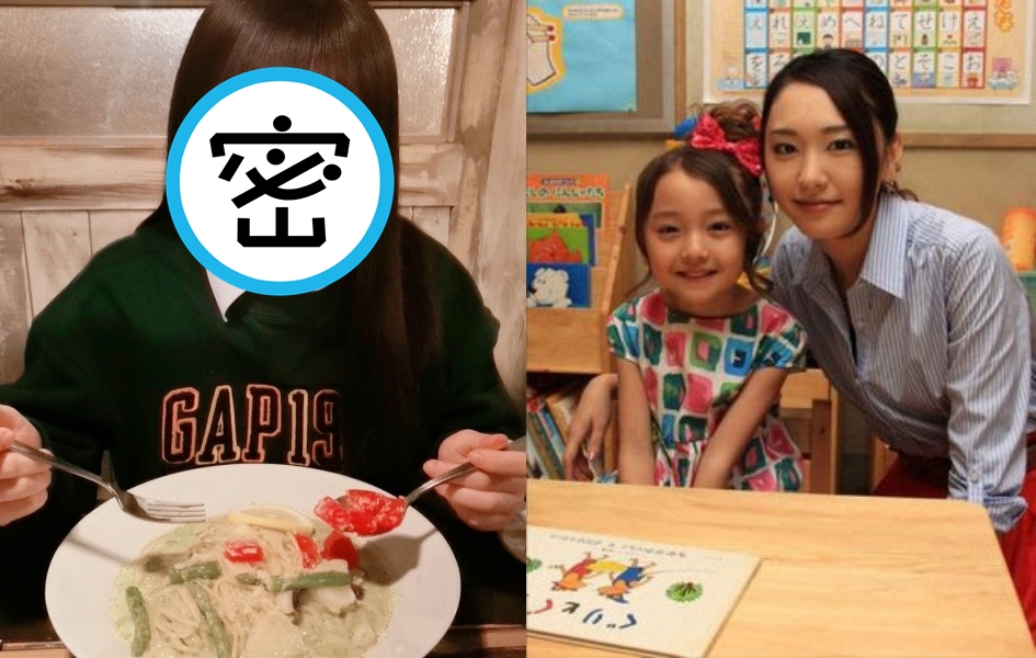 谷花音7歲時與新垣結衣合作《全開女孩》，17歲的她變得圓潤豐腴，引起網友討論。（左翻攝谷花音ig，右為網路圖片）