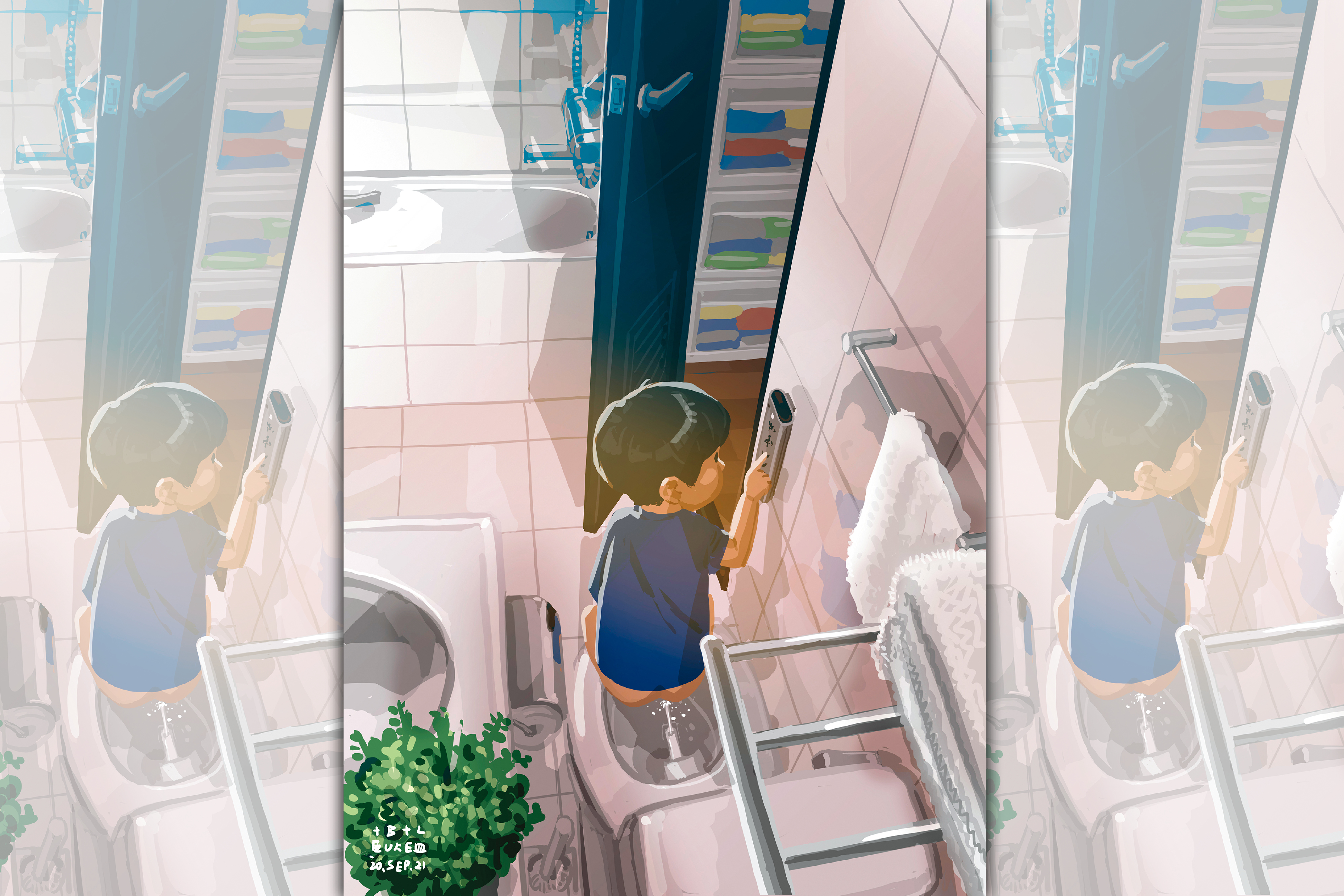 【單親爸爸週記】沖屁股