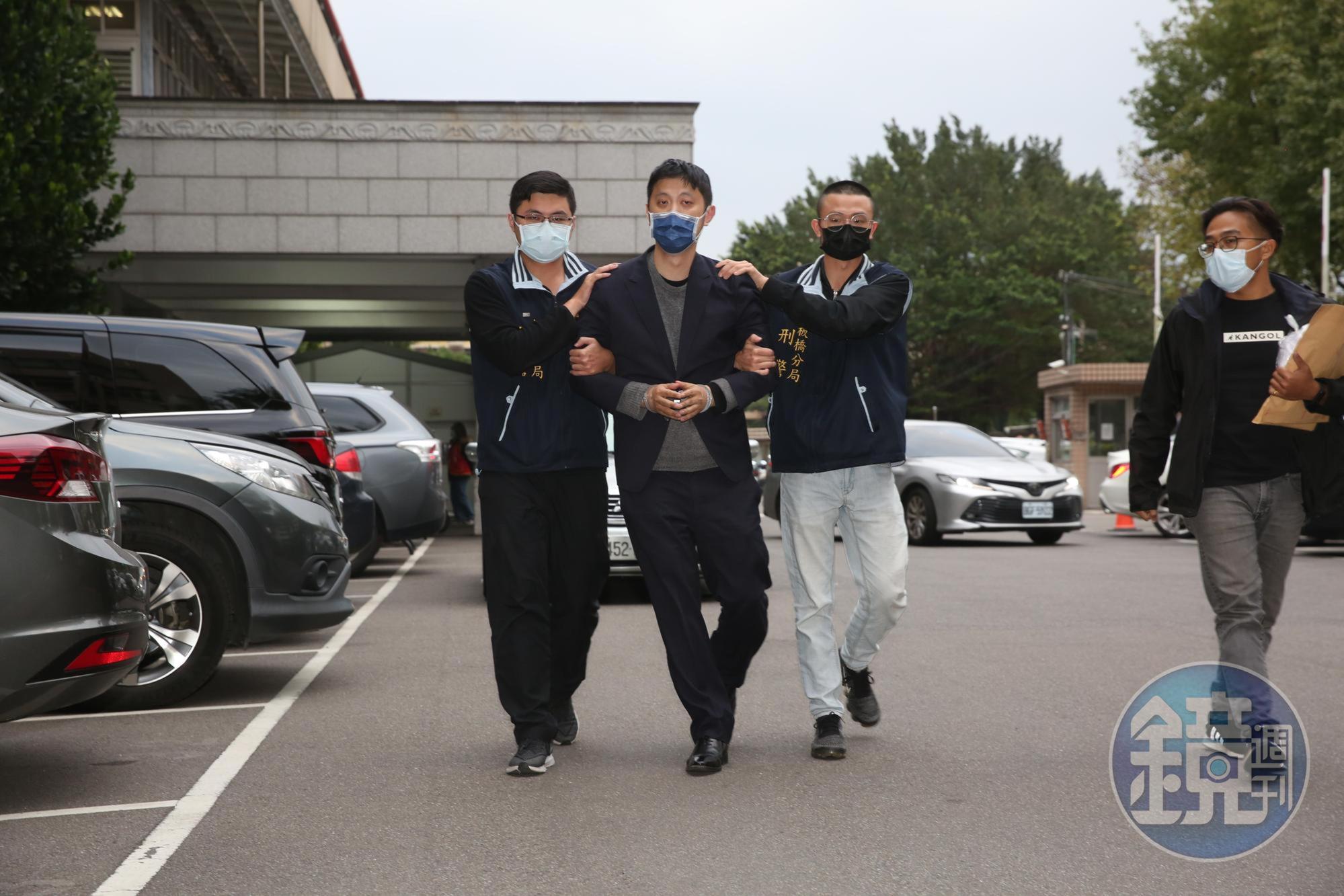 林秉樞涉嫌家暴高嘉瑜並藏有私密影片,今遭逮捕移送地檢署偵訊。