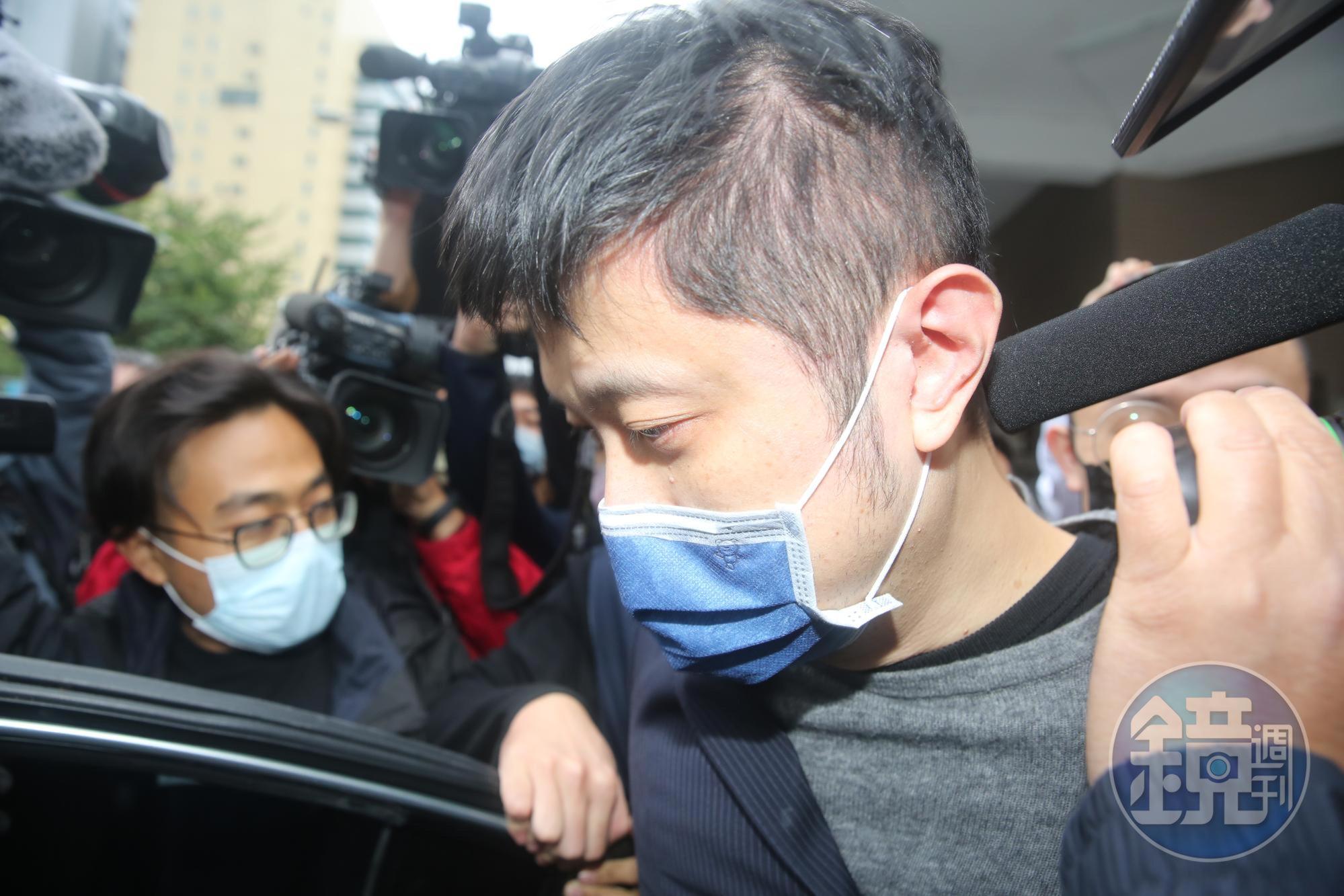 林秉樞(圖)涉嫌家暴高嘉瑜並藏有私密影片,今遭逮捕移送地檢署偵訊。
