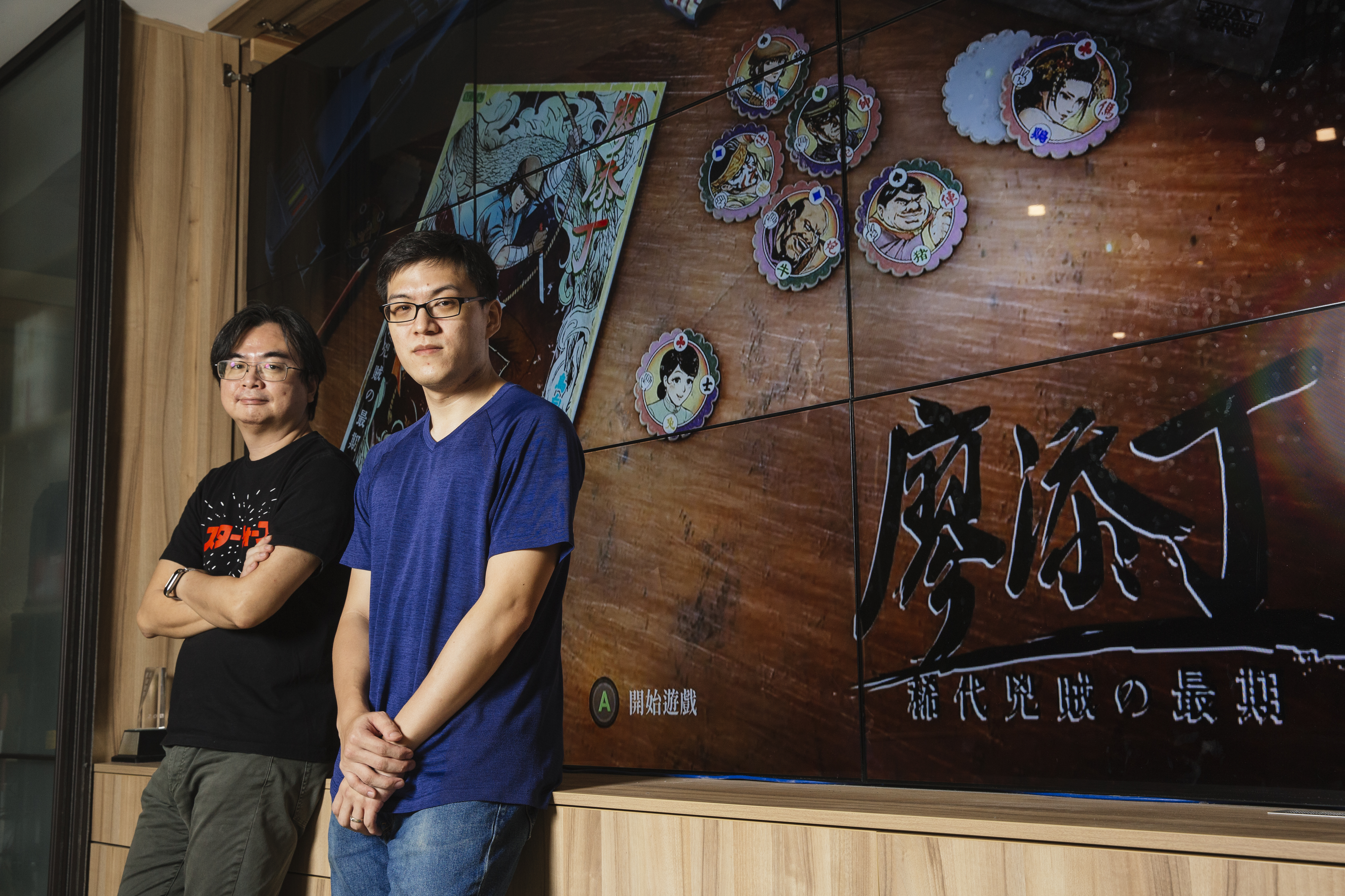 王峻偉（右）與林秉舒（左）原先都在鈊象任職，投身獨立遊戲開發，目標是製作出高品質的單機遊戲。