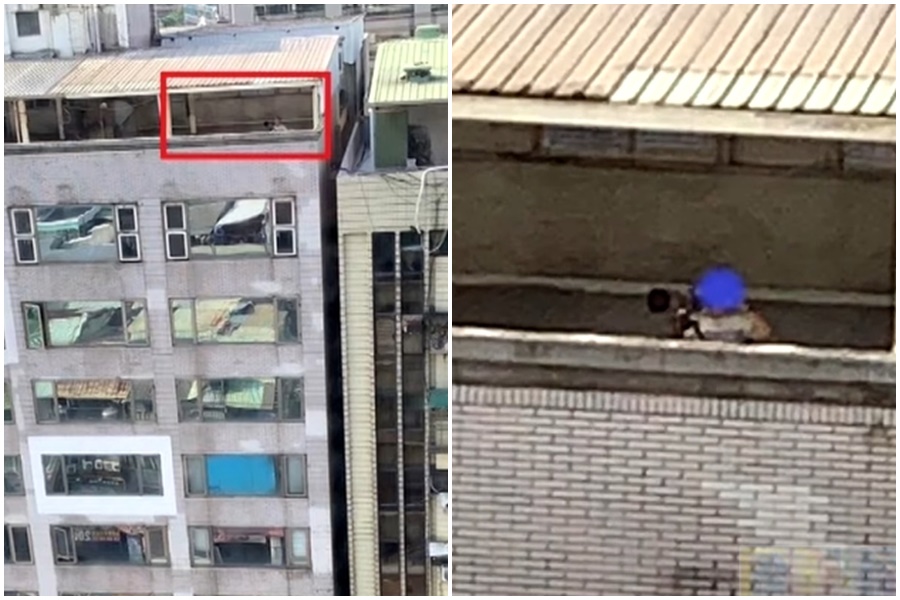 主播劉涵竹分享在家中陽台被偷拍的經歷。（翻攝自《媽媽好神之俗女家務事》YT頻道）