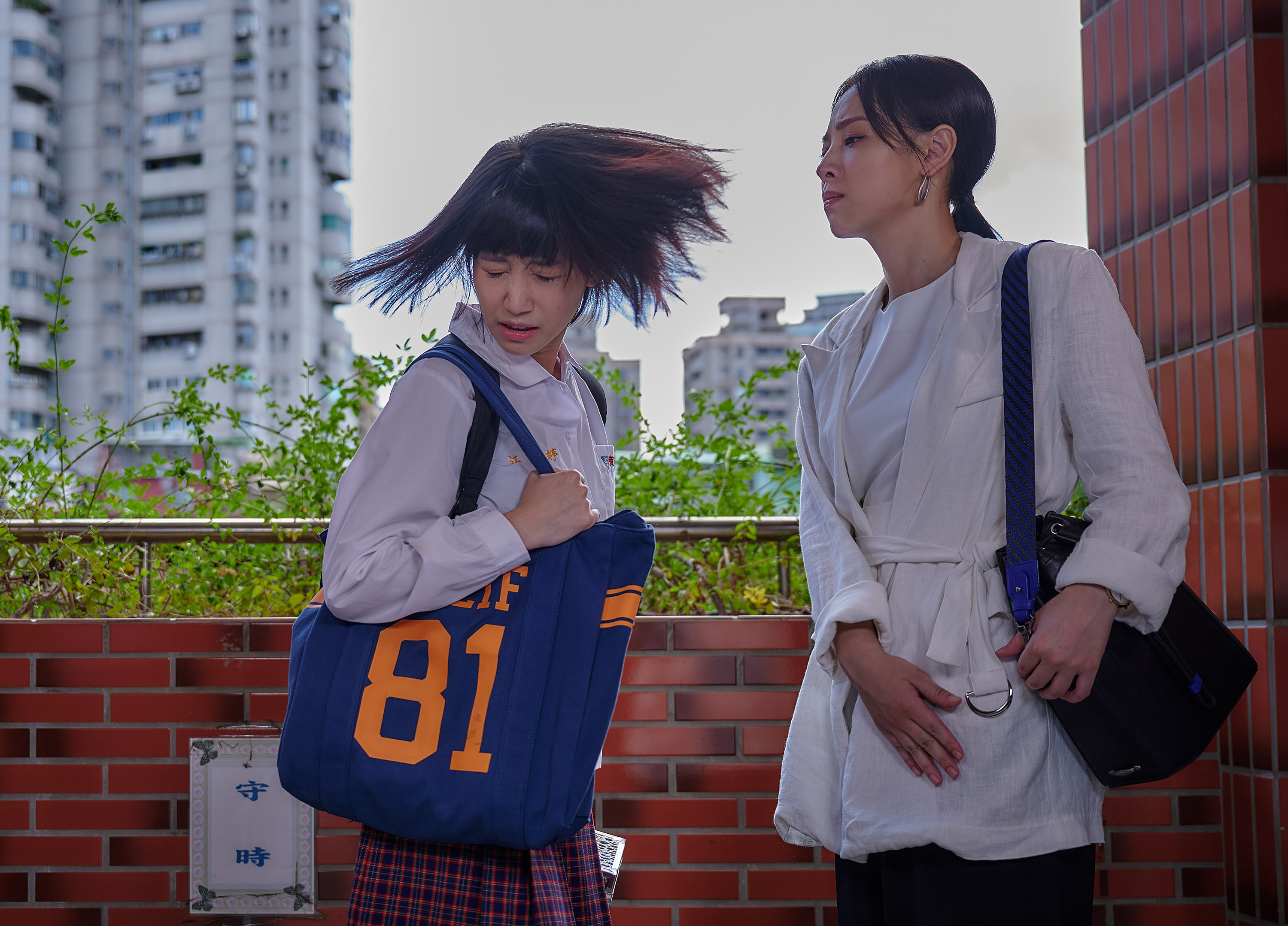 林筳諭爆打劇中女兒一巴掌。  （台視提供）