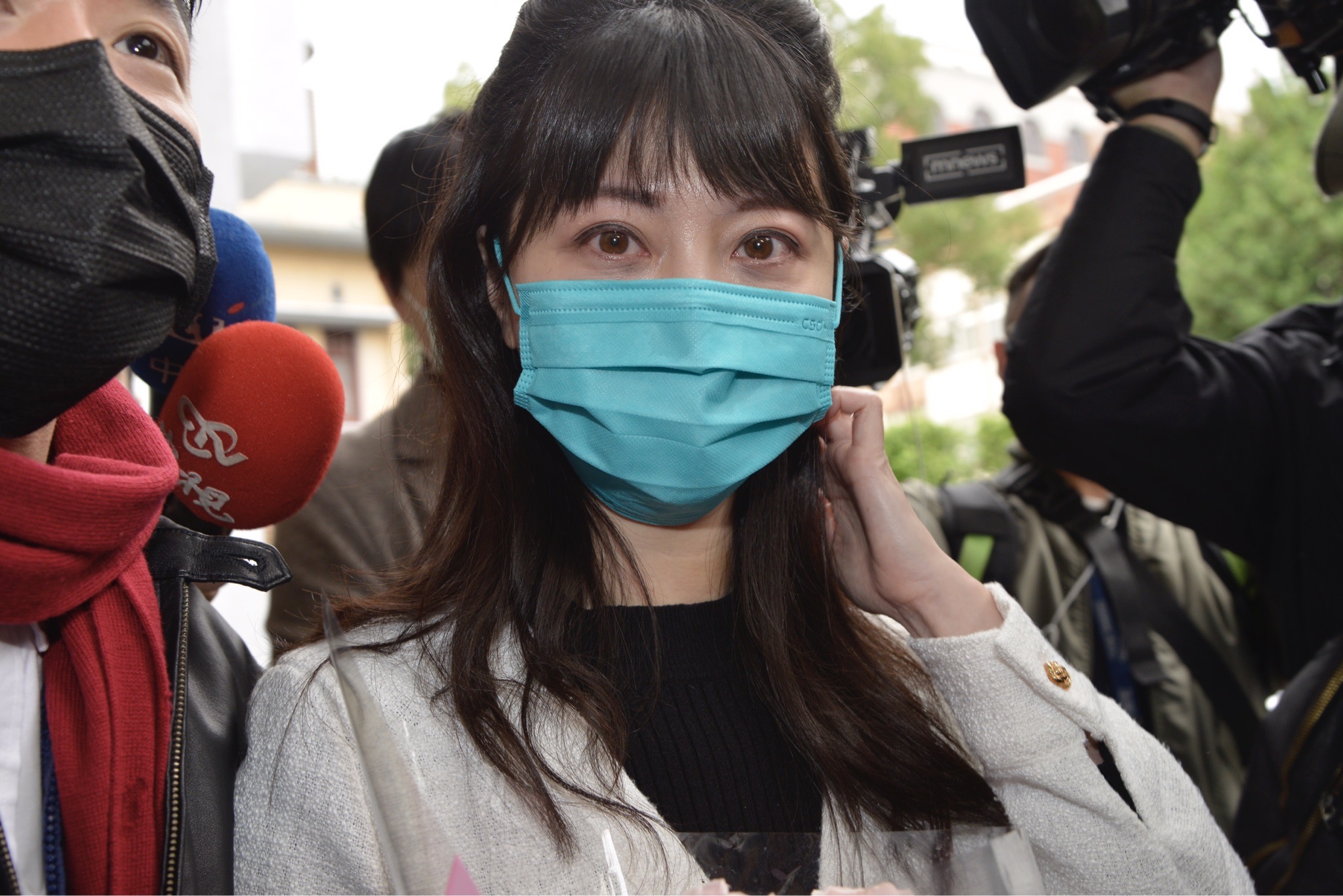 LINE群組瘋傳疑似高嘉瑜的私密照,高本人則回應,看到照片時也嚇了一跳,「但我沒染髮習慣」。(本刊資料照)