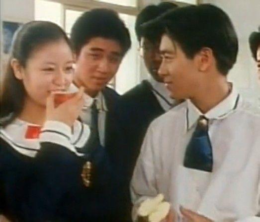 林心如（左）少女時期因演出《校園敢死隊》與林志穎（右）成為戀人。（網路圖片）