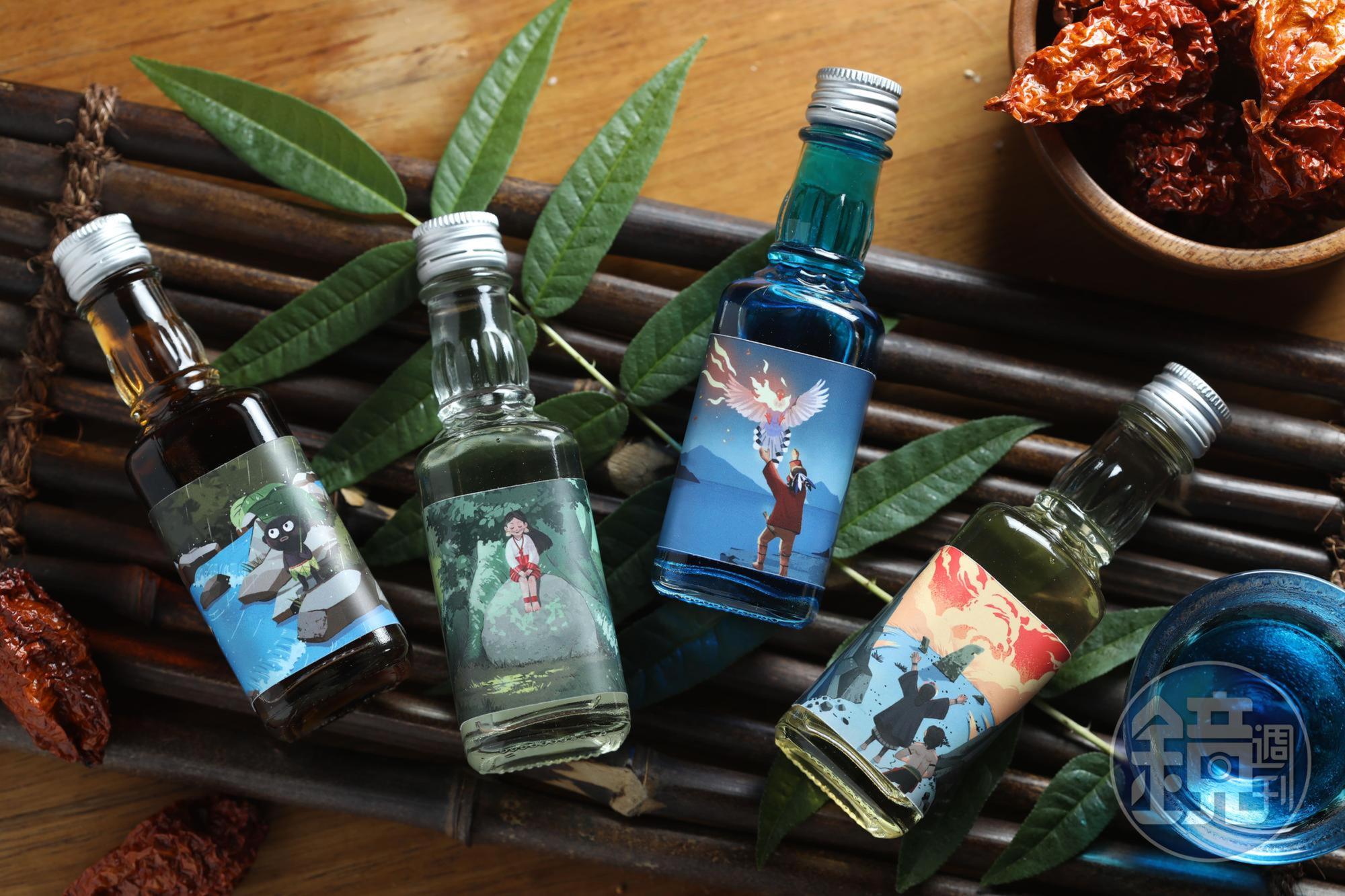 原住民調酒師讓人在品飲的同時,也同步喝下一場文化饗宴。