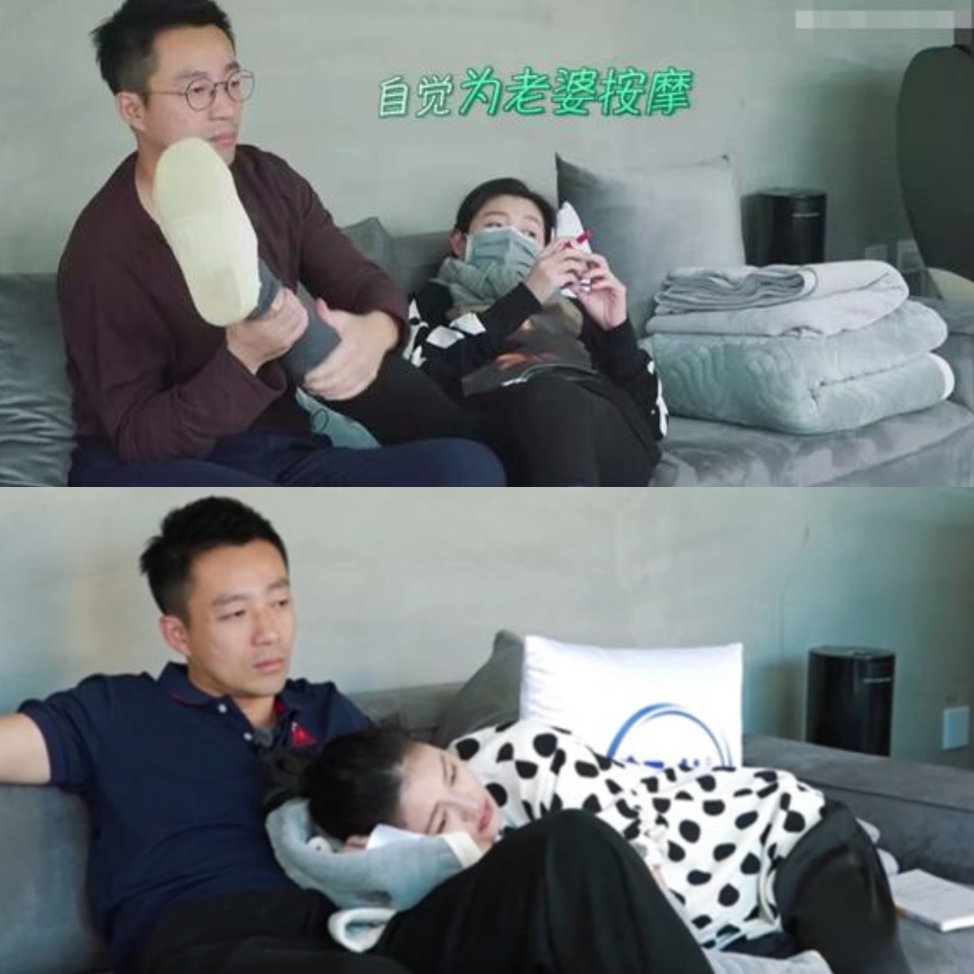 大S(右)與汪小菲(左)突然宣布結束10年婚,震驚兩岸三地。(翻攝自騰訊視頻)