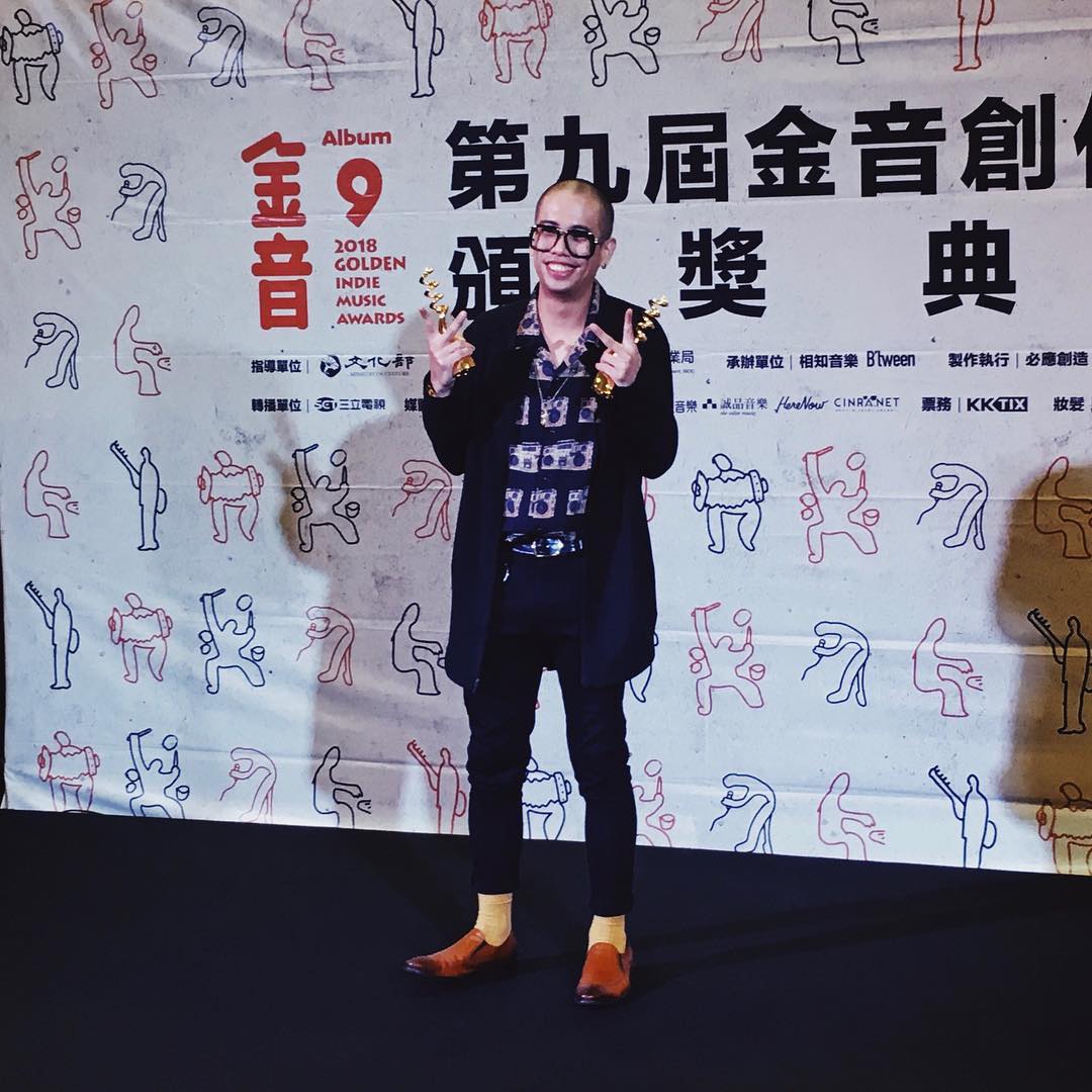  嘻哈歌手呂士軒獲第9屆金音獎最佳嘻哈專輯和最佳單曲。（翻攝自呂士軒臉書）