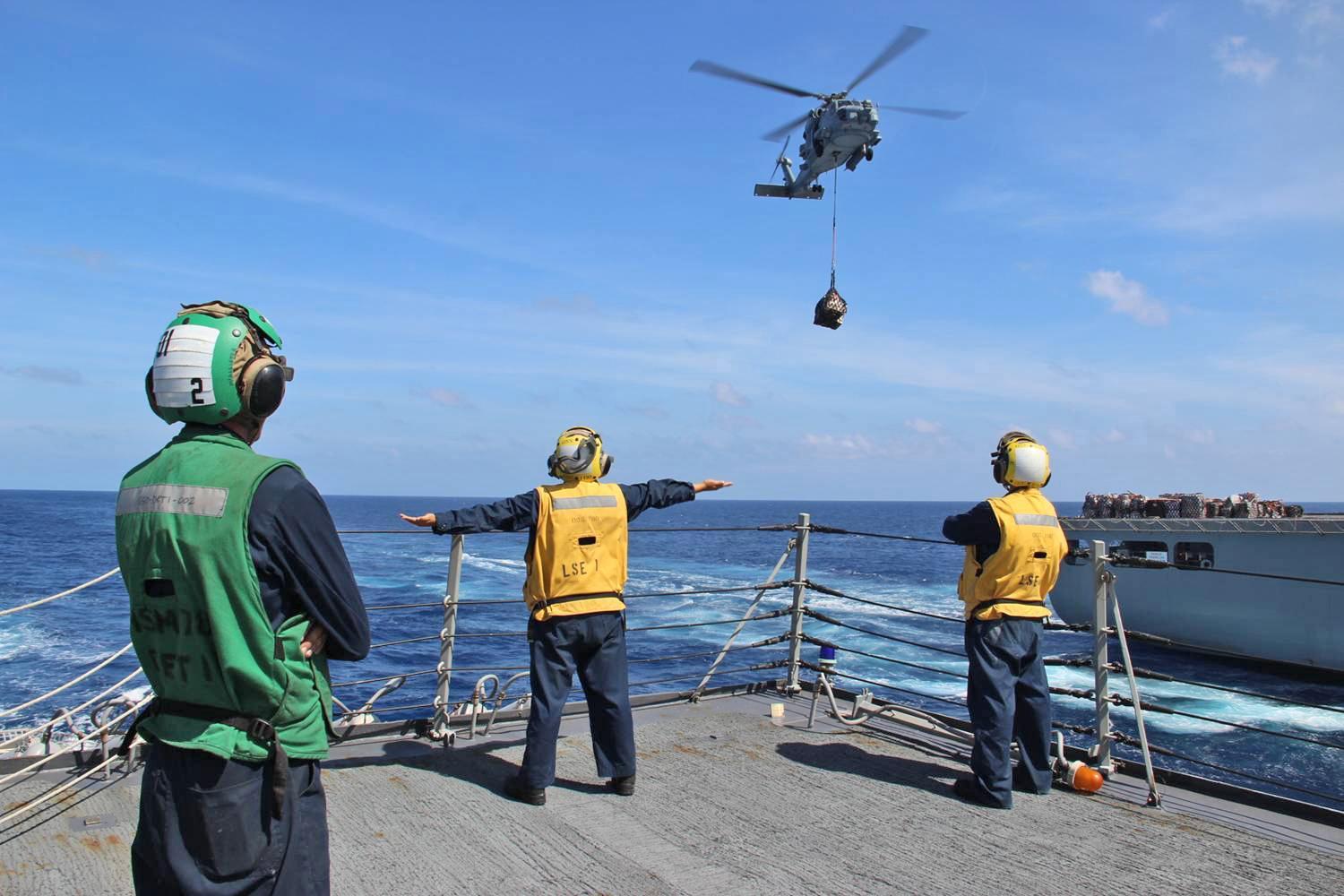美國當局曾派出船艦協尋馬航MH370客機。(翻攝維基百科)