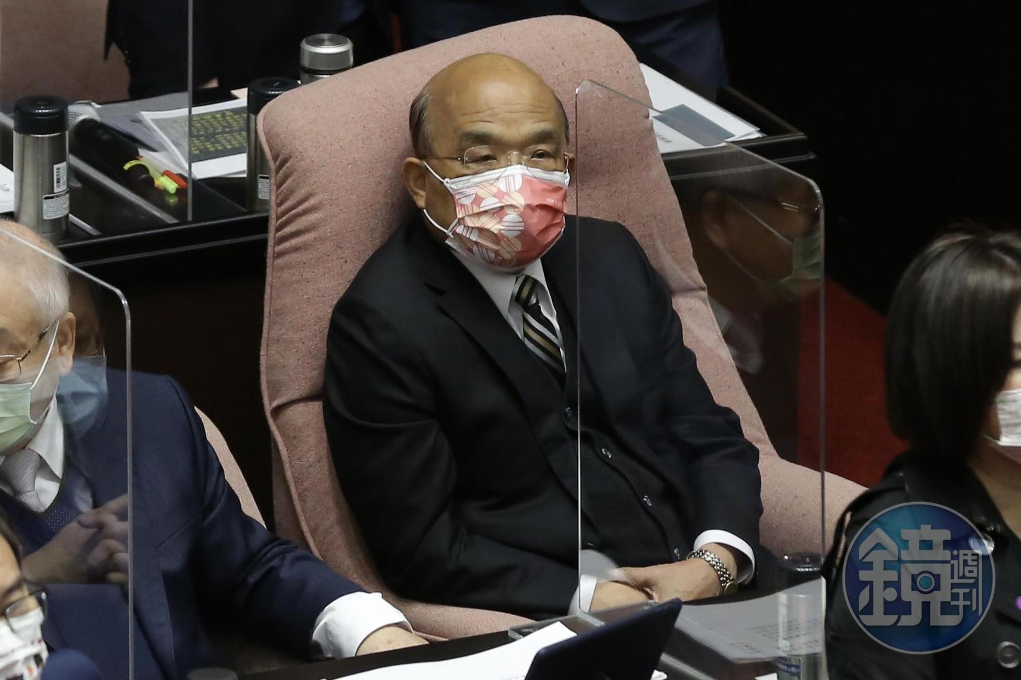 行政院長蘇貞昌強調，政府是公投案的反對方，宣講行程屬於執行公務。