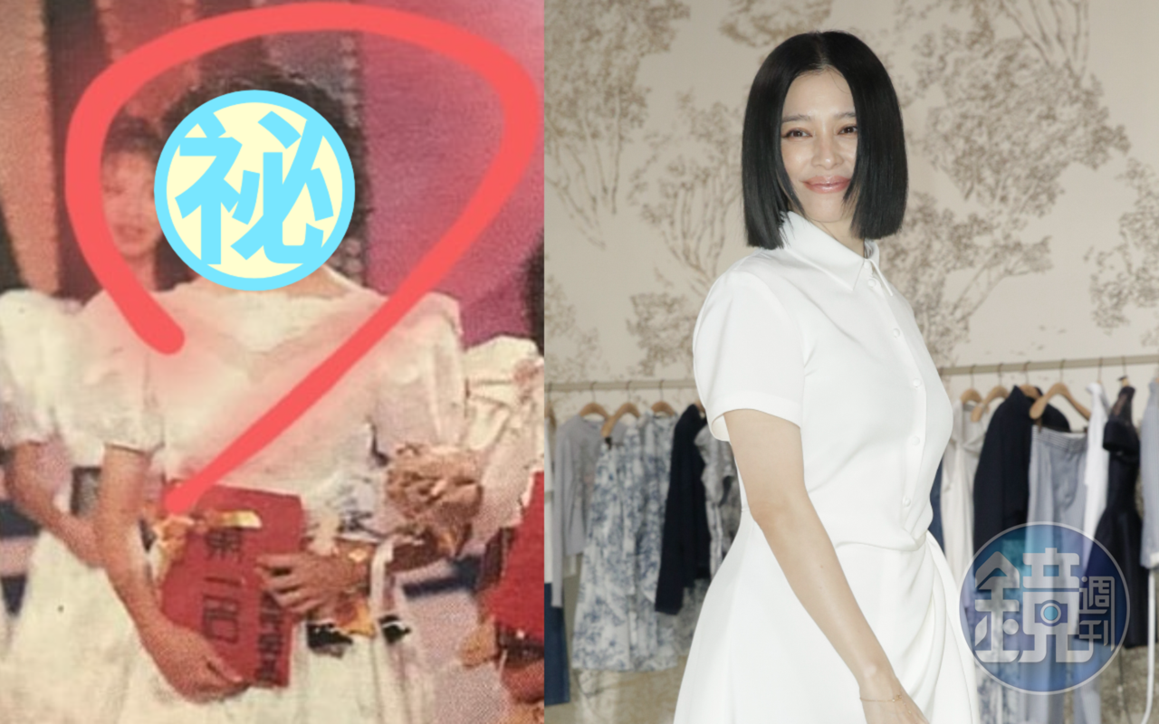 徐若瑄14歲的「婚紗照」竟被意外曝光了!(本刊資料照、翻攝自黃子佼臉書)