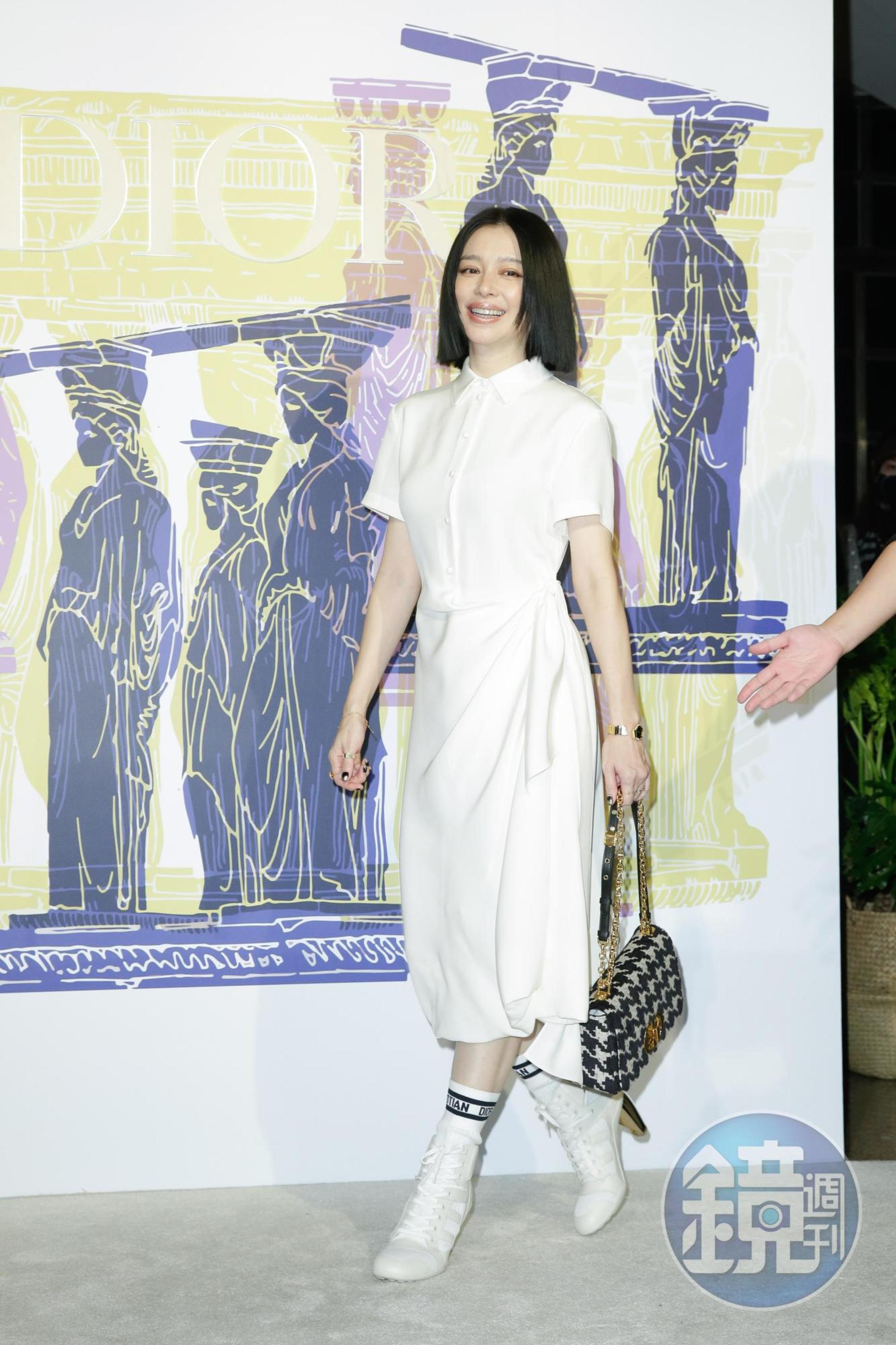 出道30年的徐若瑄,上個月返台參加Dior 2022年早春度假時裝系列媒體預覽。