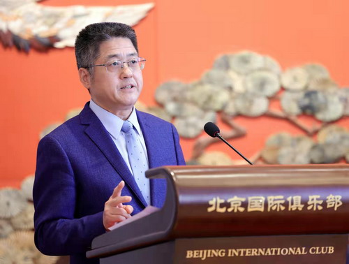 中國外交部副部長樂玉成聲稱,中國是當之無愧的民主國家。(翻攝自中國外交部)