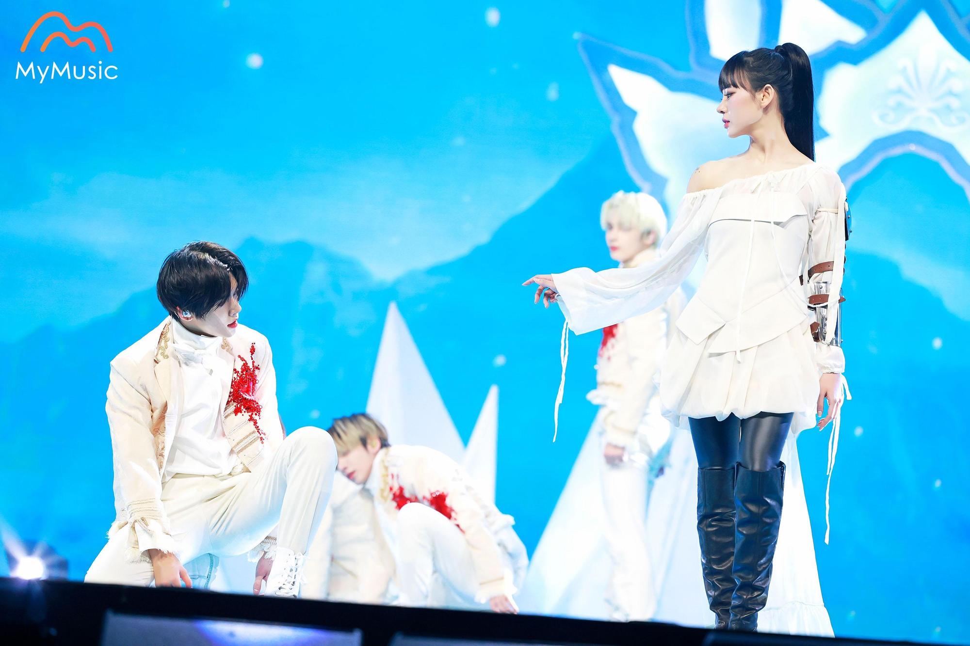 BTS防彈少年團師弟TOMORROW X TOGETHER獲最佳MV獎。（MyMusic提供）