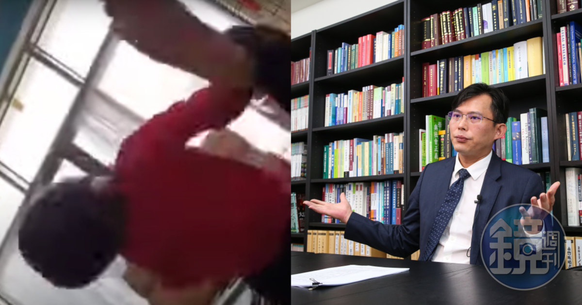 彰化粘姓男子對妻兒長期施暴，警方卻未積極處理，縣長王惠美的回應更讓黃國昌（右）怒批一點基本羞恥心都沒有。（翻攝自YouTube、本刊資料照）