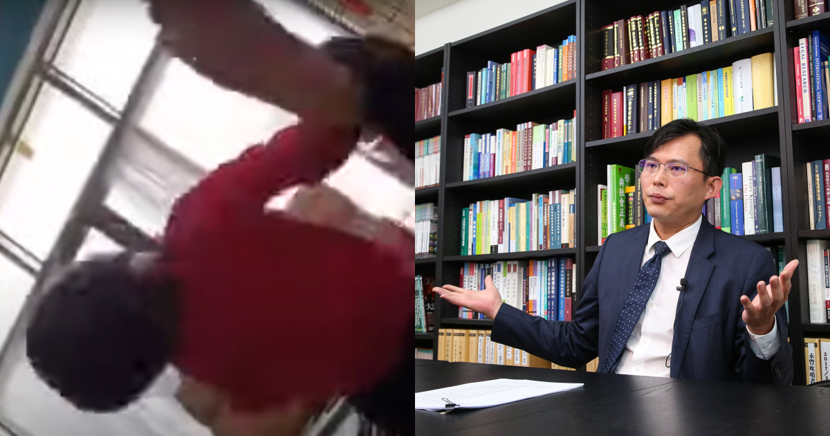 彰化粘姓男子對妻兒長期施暴，警方卻未積極處理，縣長王惠美的回應更讓黃國昌（右）怒批一點基本羞恥心都沒有。（翻攝自YouTube、本刊資料照）