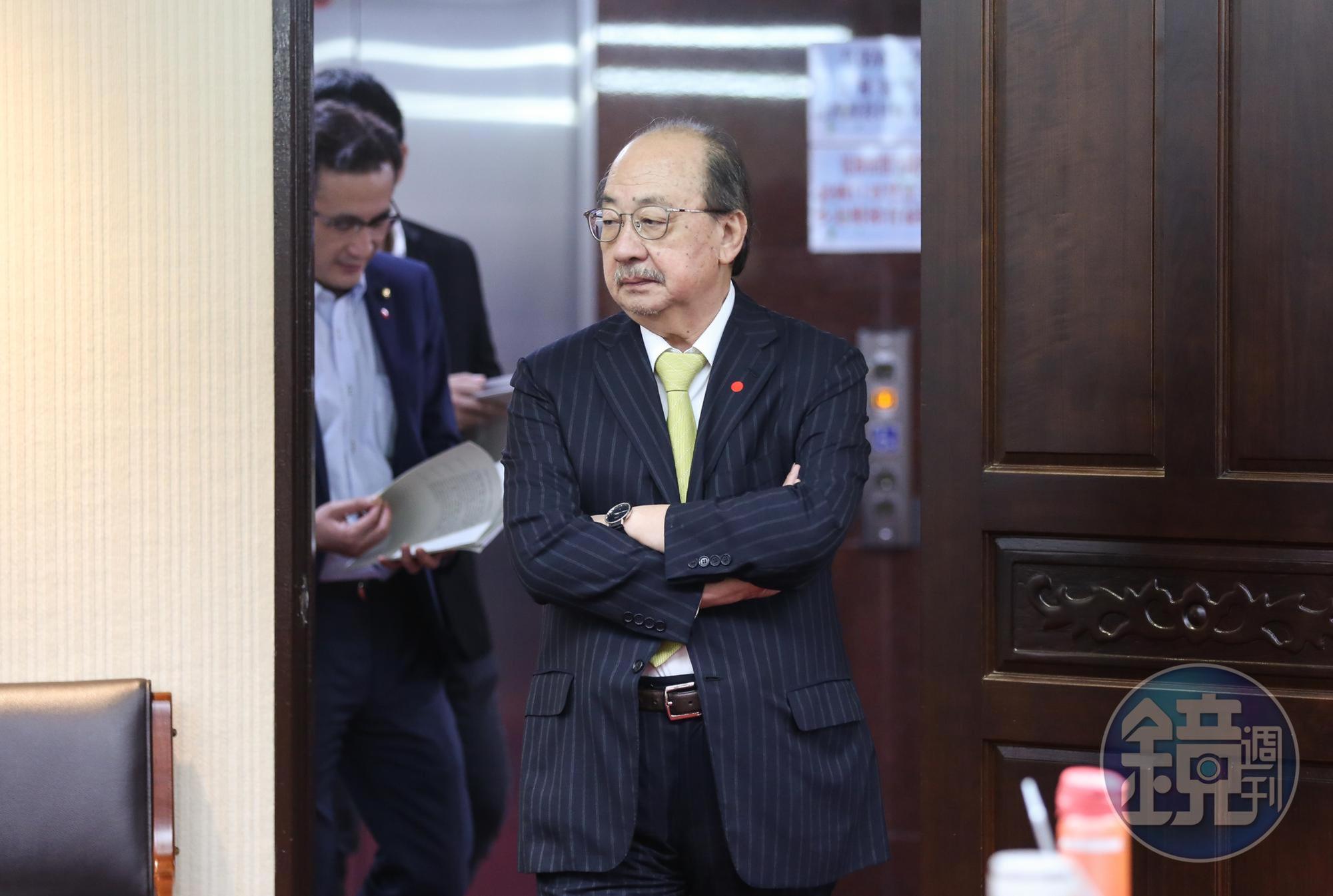 民進黨立院黨團總召柯建銘批評國民黨在司法委員會公然違憲。（本刊資料照）