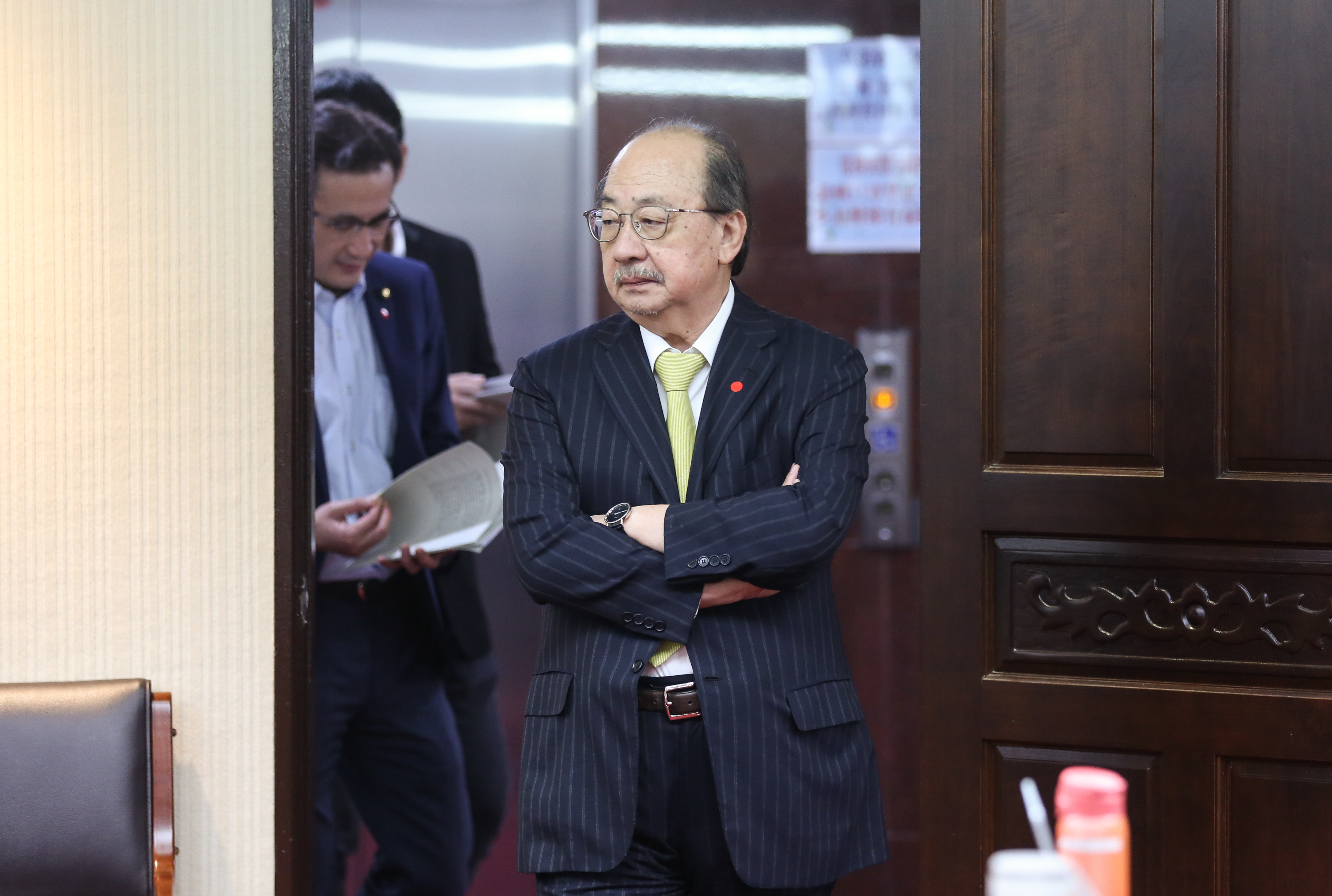 民進黨立院黨團總召柯建銘批評國民黨在司法委員會公然違憲。（本刊資料照）