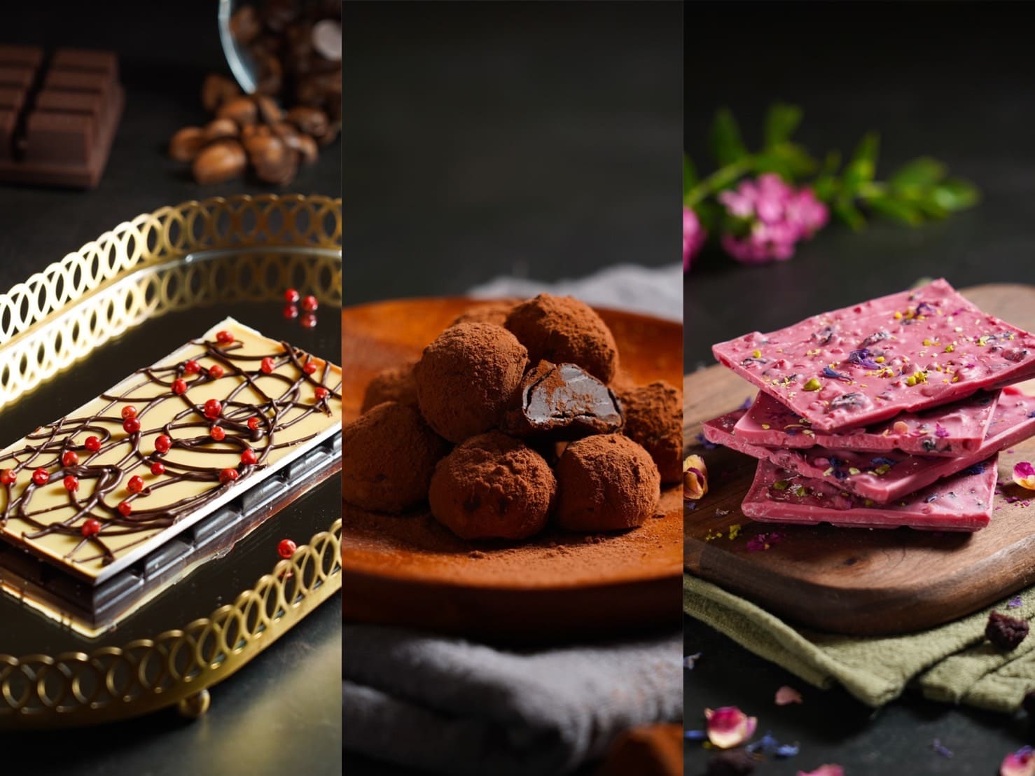 台灣精品甜點品牌「Q sweet」創辦人吳葵妮用精品級的手工巧克力在2020、2021的「世界巧克力大賽」中獲得佳績。