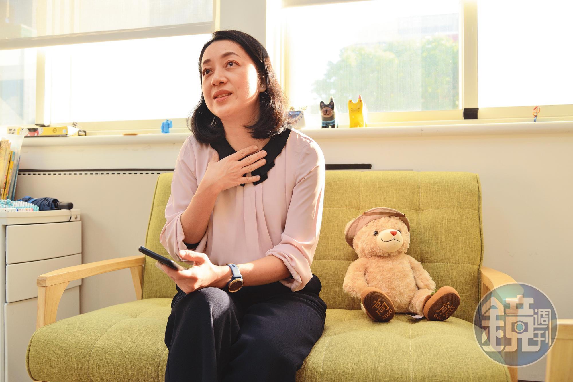 立委王婉諭認為，打擊數位性暴力需使影片下架及建立受害人保護機制。（李智為攝）