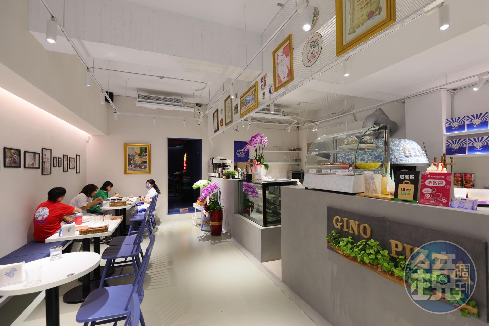 店內從用色到擺設，都走義式熱情路線，讓用餐心情更愉悅。