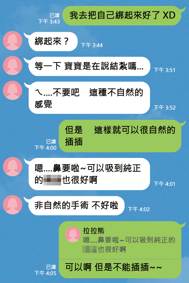 傅若軒與吳姓千金的通訊對話，相當鹹濕。（示意畫面，非真實對話截圖）