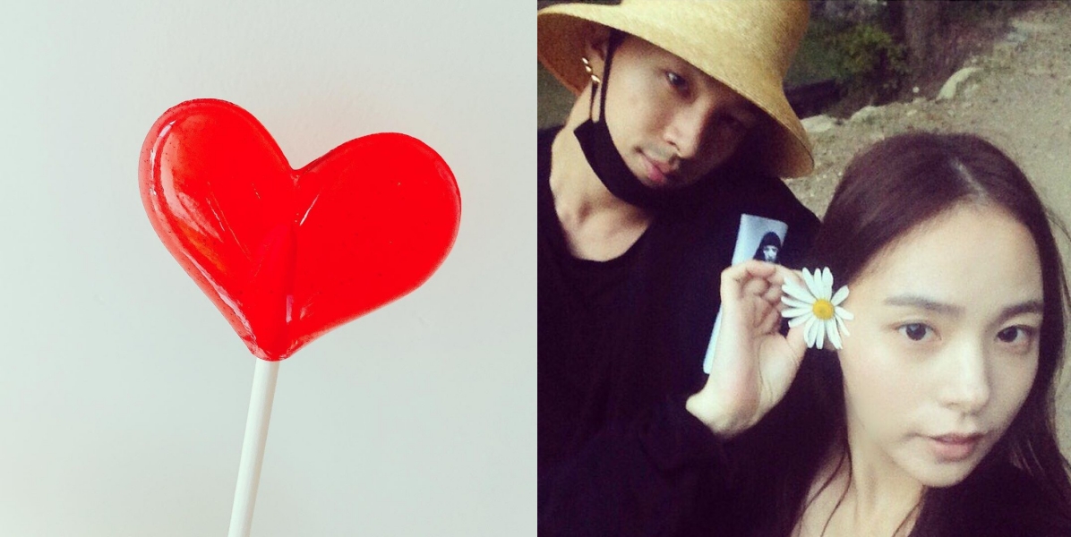 BIGBANG太陽與閔孝琳開心升格父母，9月時閔孝琳暗示自己懷孕，今證實已產下寶貝兒子。（翻攝閔孝琳、太陽IG）