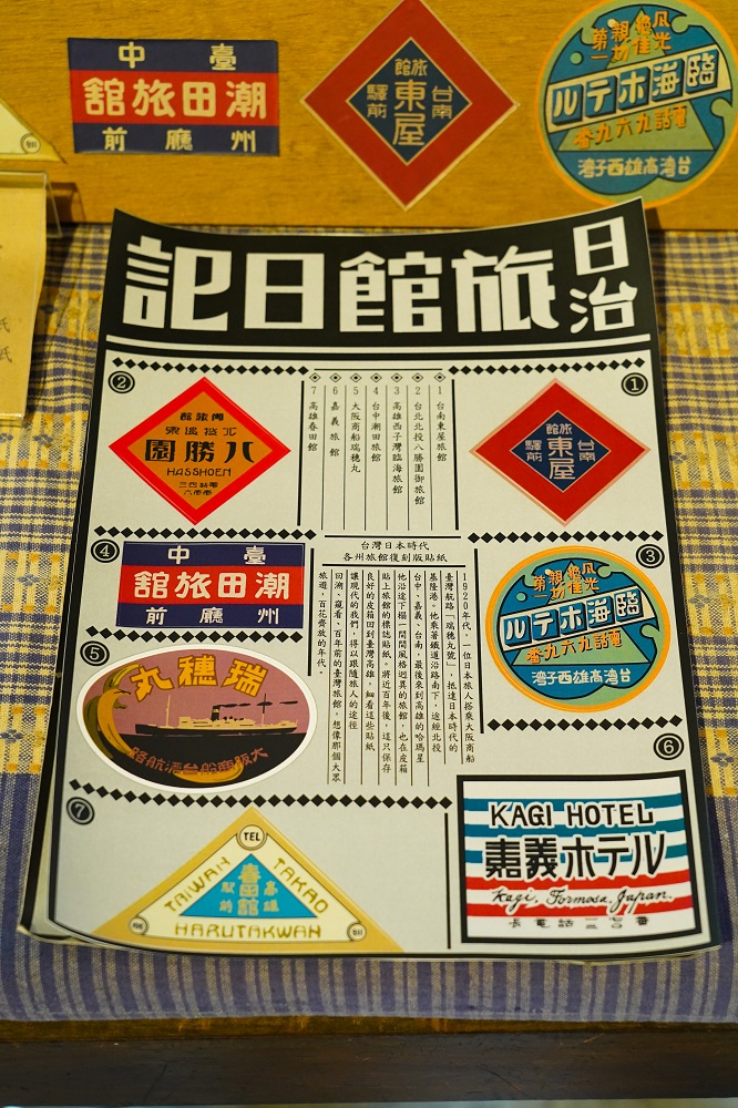 捐款100元即能獲得1張「日治旅館日記」復刻版貼紙。