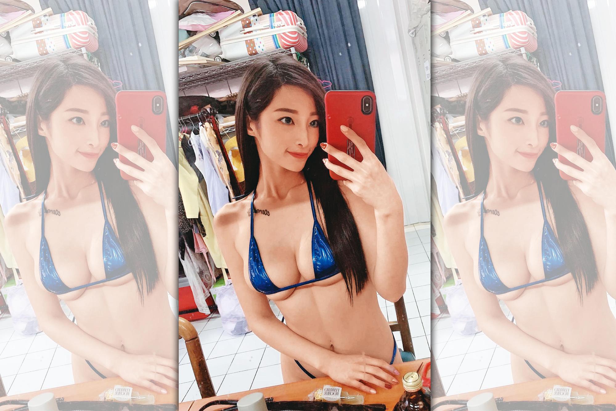身材惹火的賈曈曈不僅持毒，還遭控愛情詐騙。（翻攝曈曈tonetone臉書）