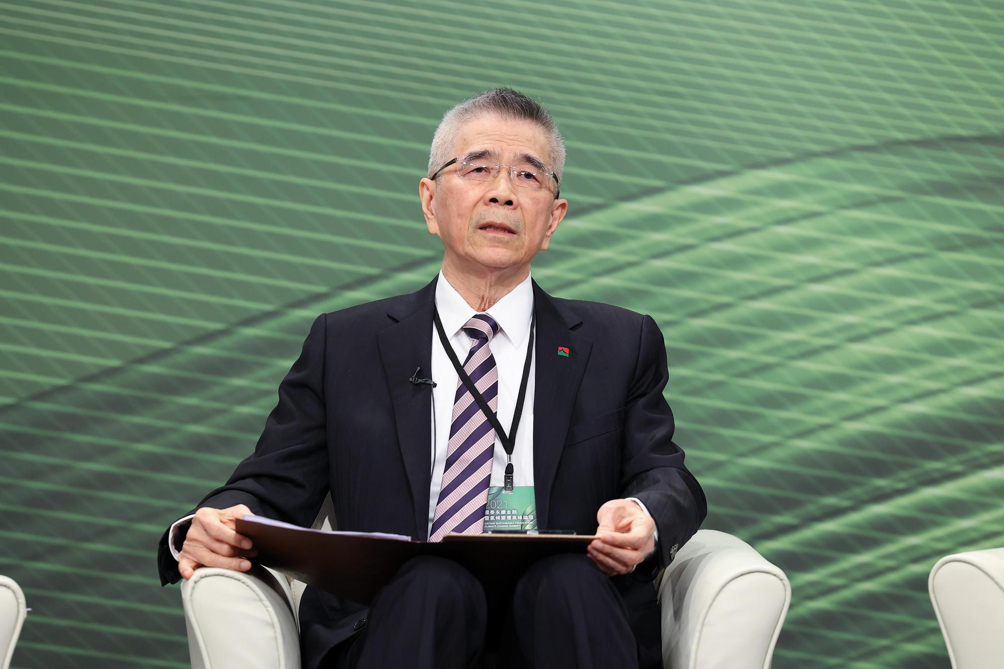 信義房屋創辦人周俊吉分享企業傾全力落實ESG且對外推廣至社區。(信義房屋提供)