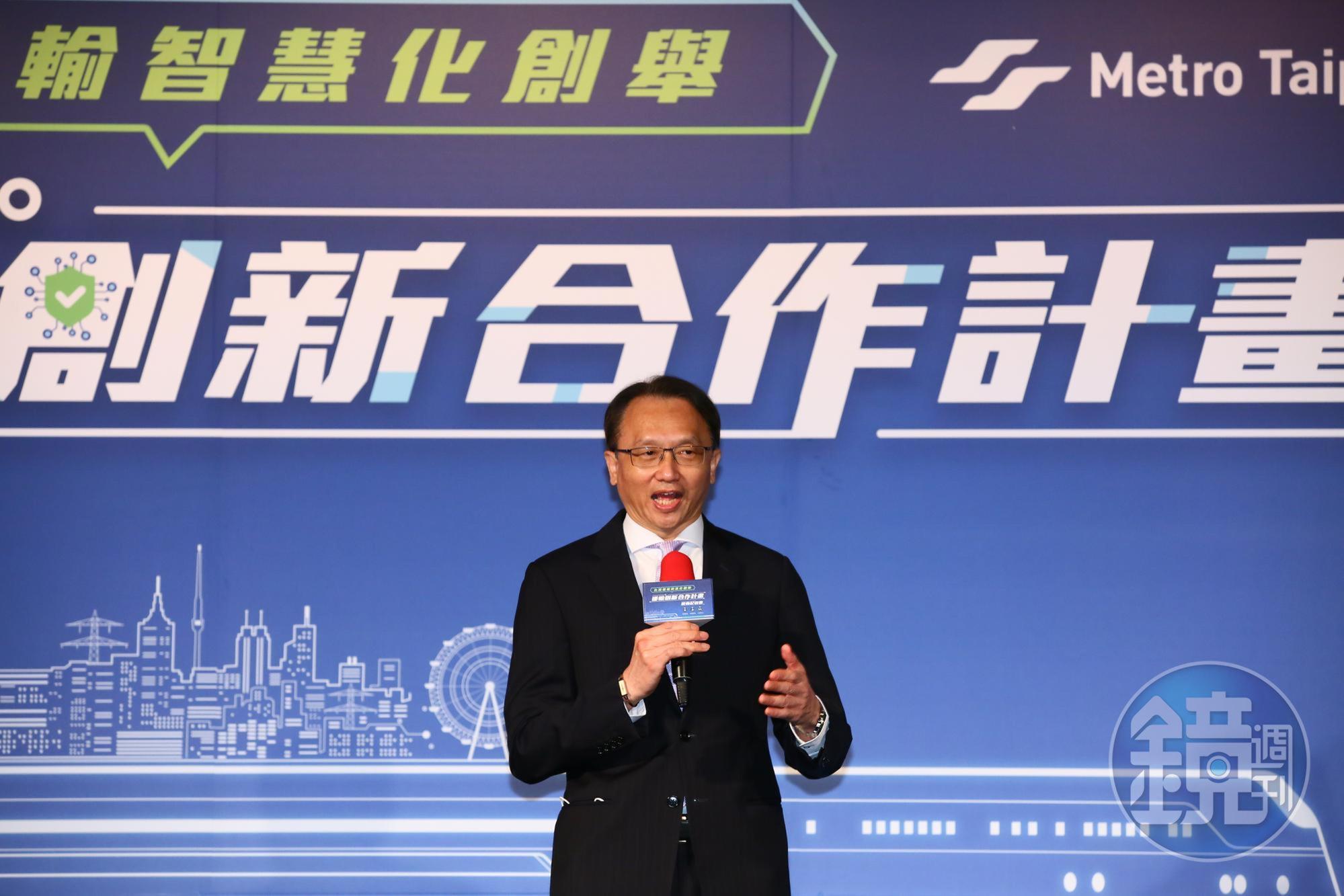 宏碁董事長陳俊聖期許，一旦AI系統能在北捷順利運作，未來宏碁也會進一步推廣到全球運輸業界。