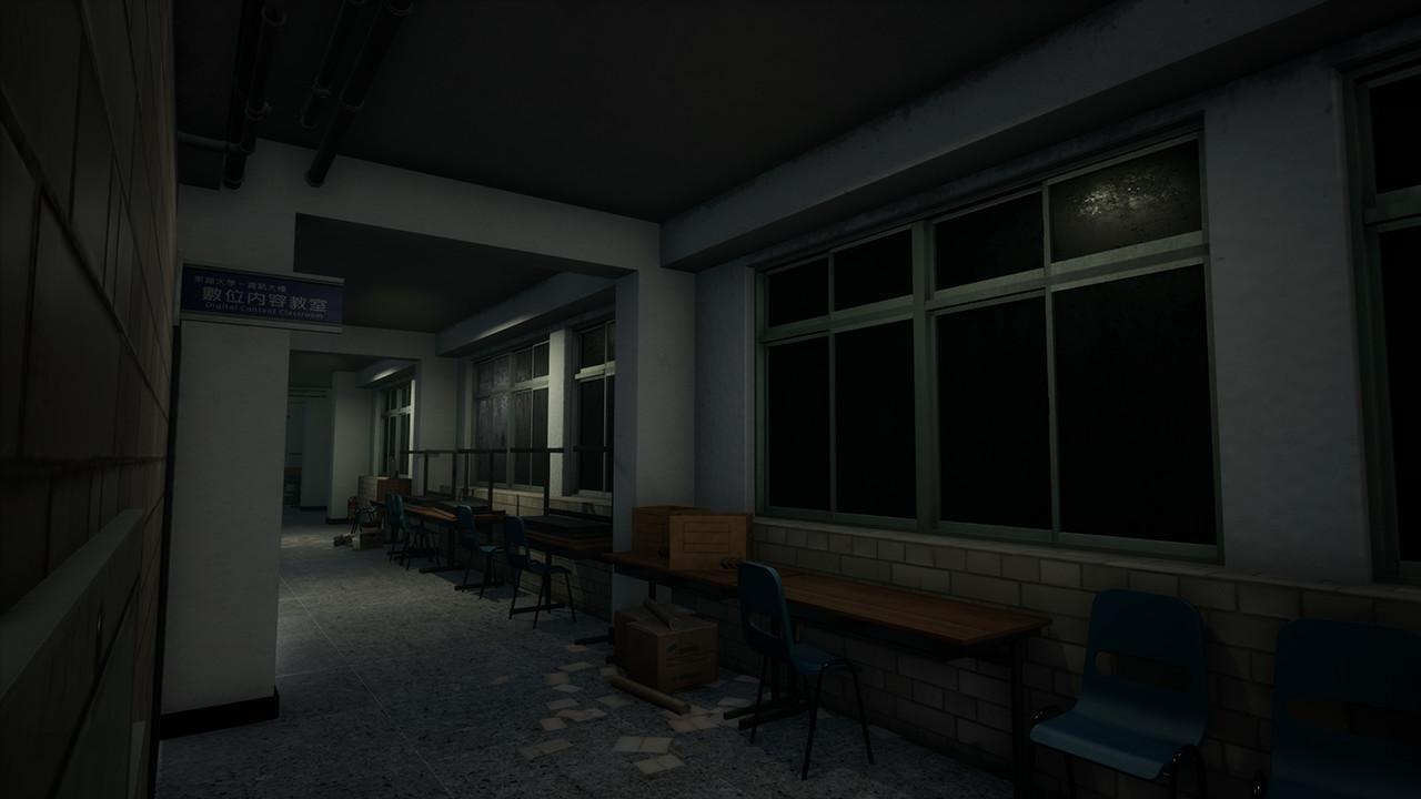 大宇資訊改編驚悚電影《女鬼橋》為校園恐怖遊戲。（翻攝Steam）
