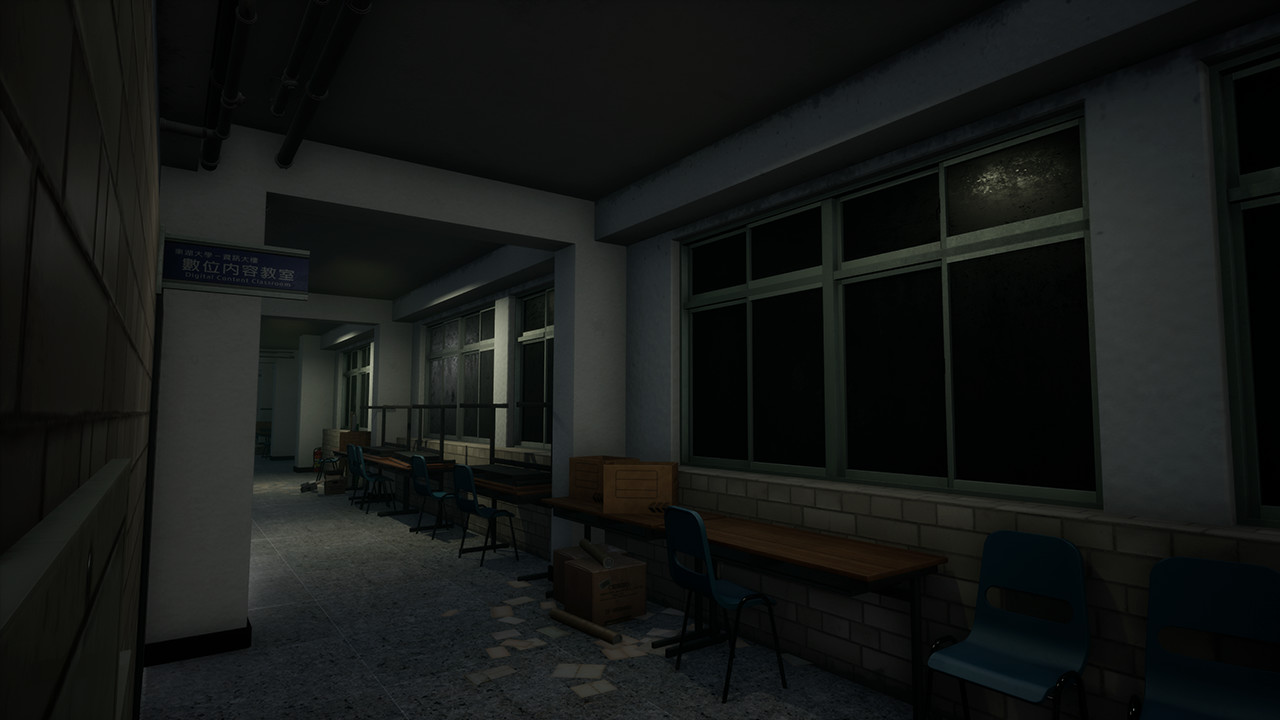 大宇資訊改編驚悚電影《女鬼橋》為校園恐怖遊戲。（翻攝Steam）