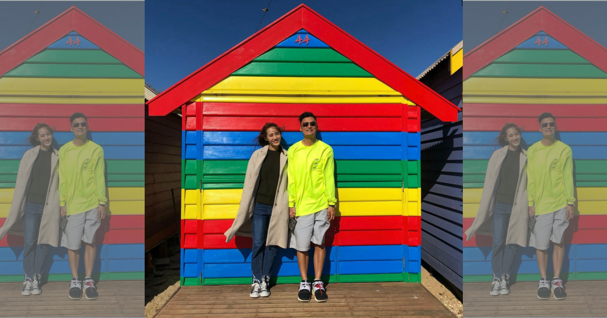 余文樂一連曬出多張與王棠云的夫妻合照，並開心放閃與粉絲分享滿滿的喜悅。（翻攝自余文樂IG）