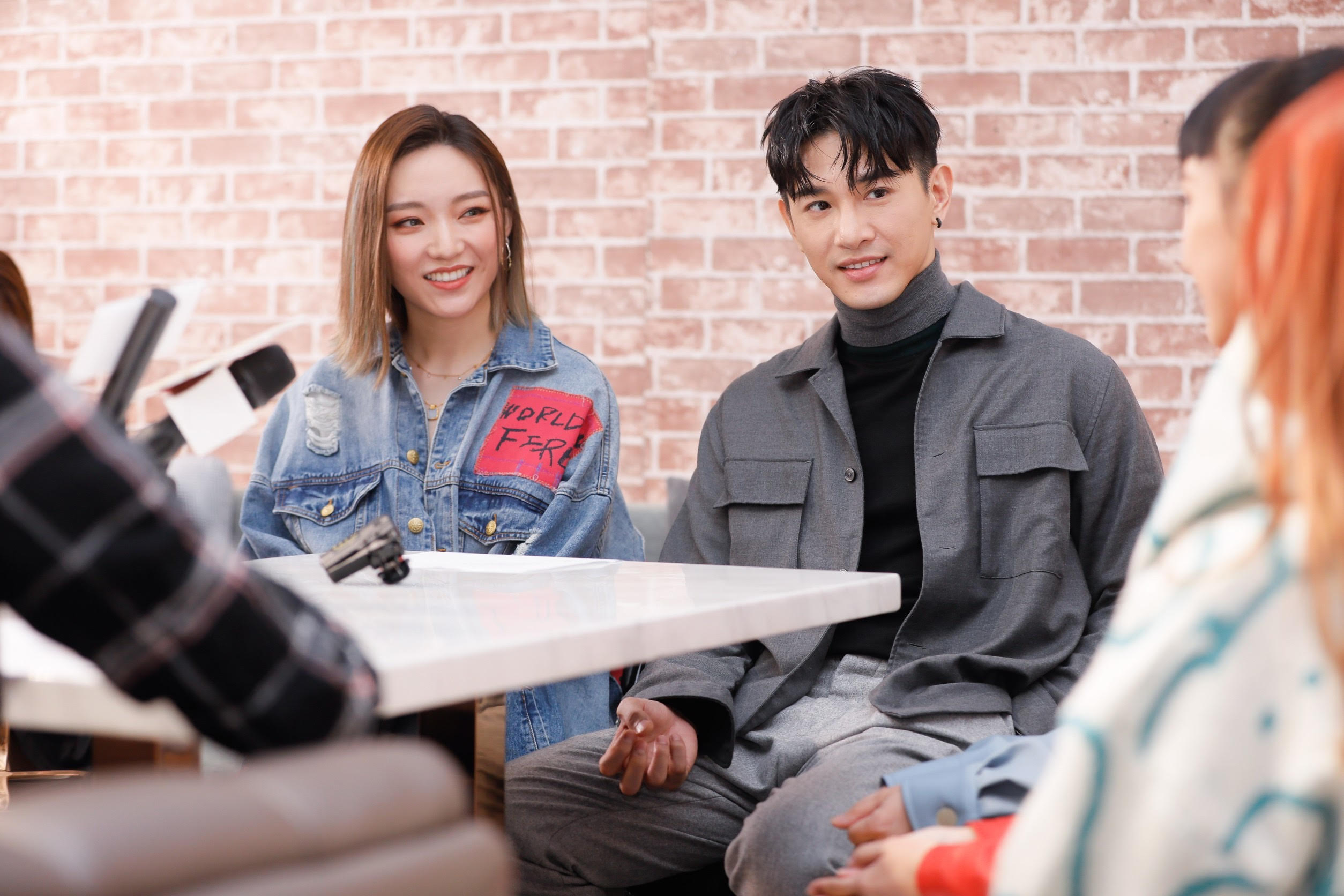 張立昂、閻奕格宣布選拔結果。