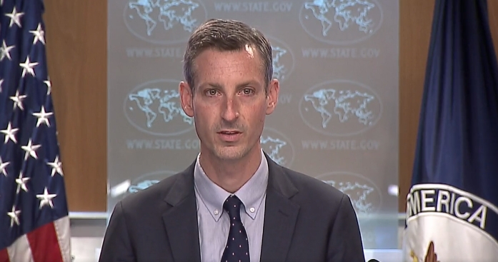 尼加拉瓜今早宣布與中華民國斷交，隨即與中國復交。美國國務院發言人普萊斯（Ned Price）發聲明回應。（翻攝美國國務院臉書）