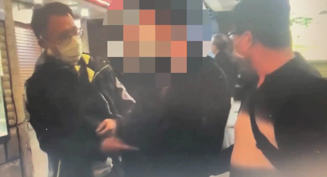 警方在花蓮逮捕共犯田男。(翻攝畫面)