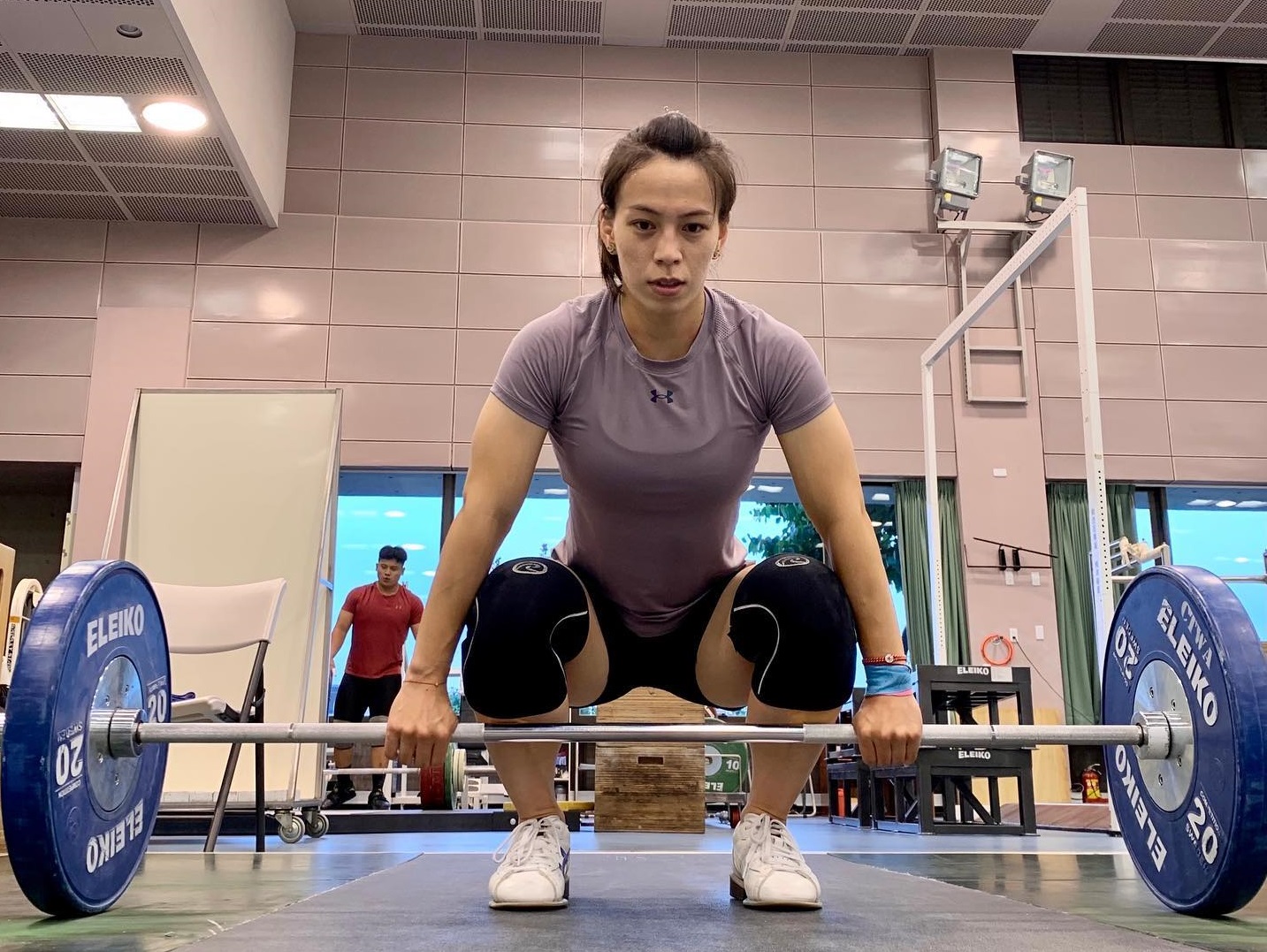 舉重女神郭婞淳在世錦賽女子舉重59公斤級，以抓舉100公斤、挺舉130公斤拿下4連霸。（翻攝自郭婞淳 KUO, Hsing-Chun臉書）