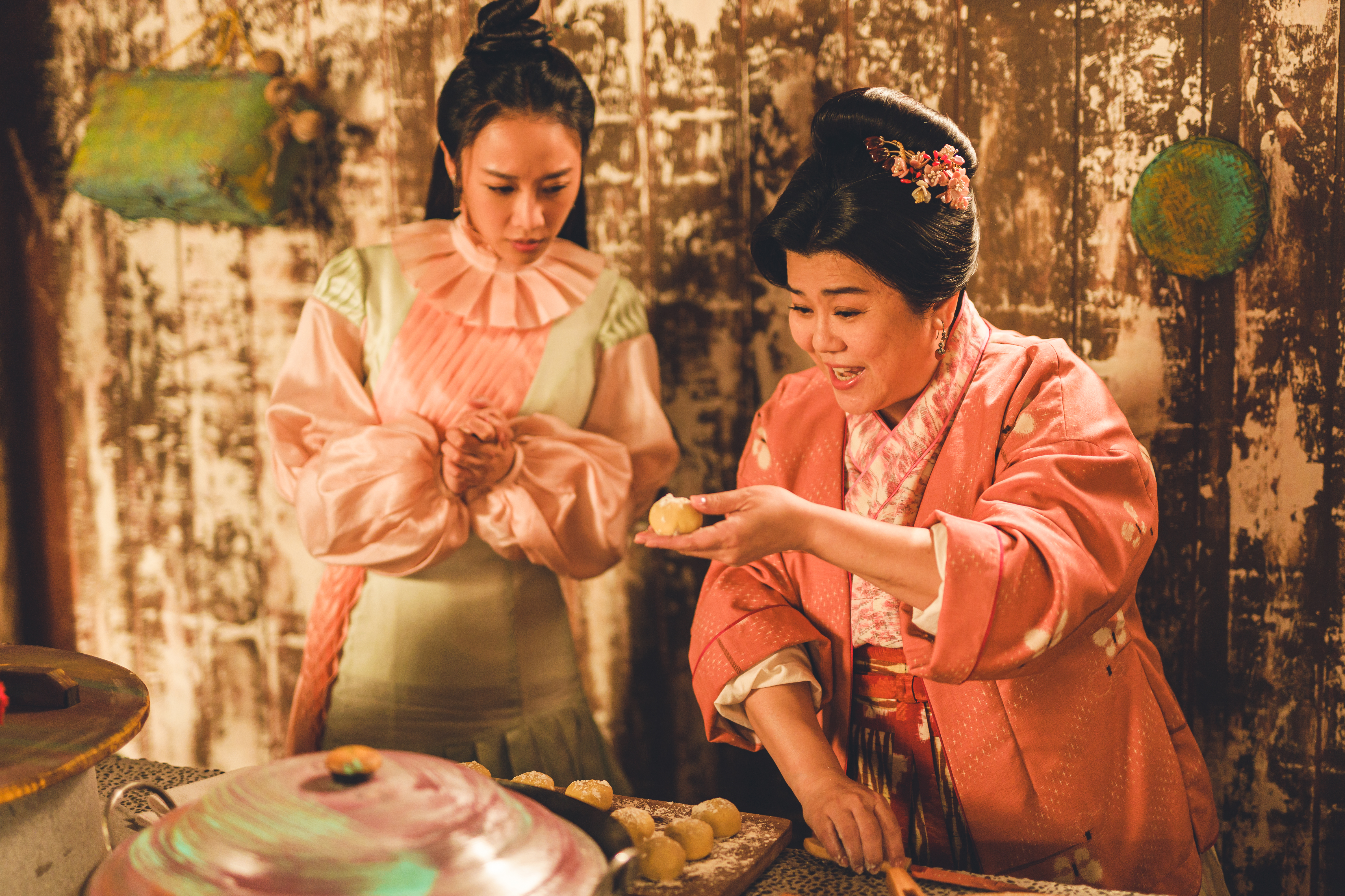 林美秀演許富凱的媽,在戲中真的把方宥心當女兒疼。(公視台語台提供)