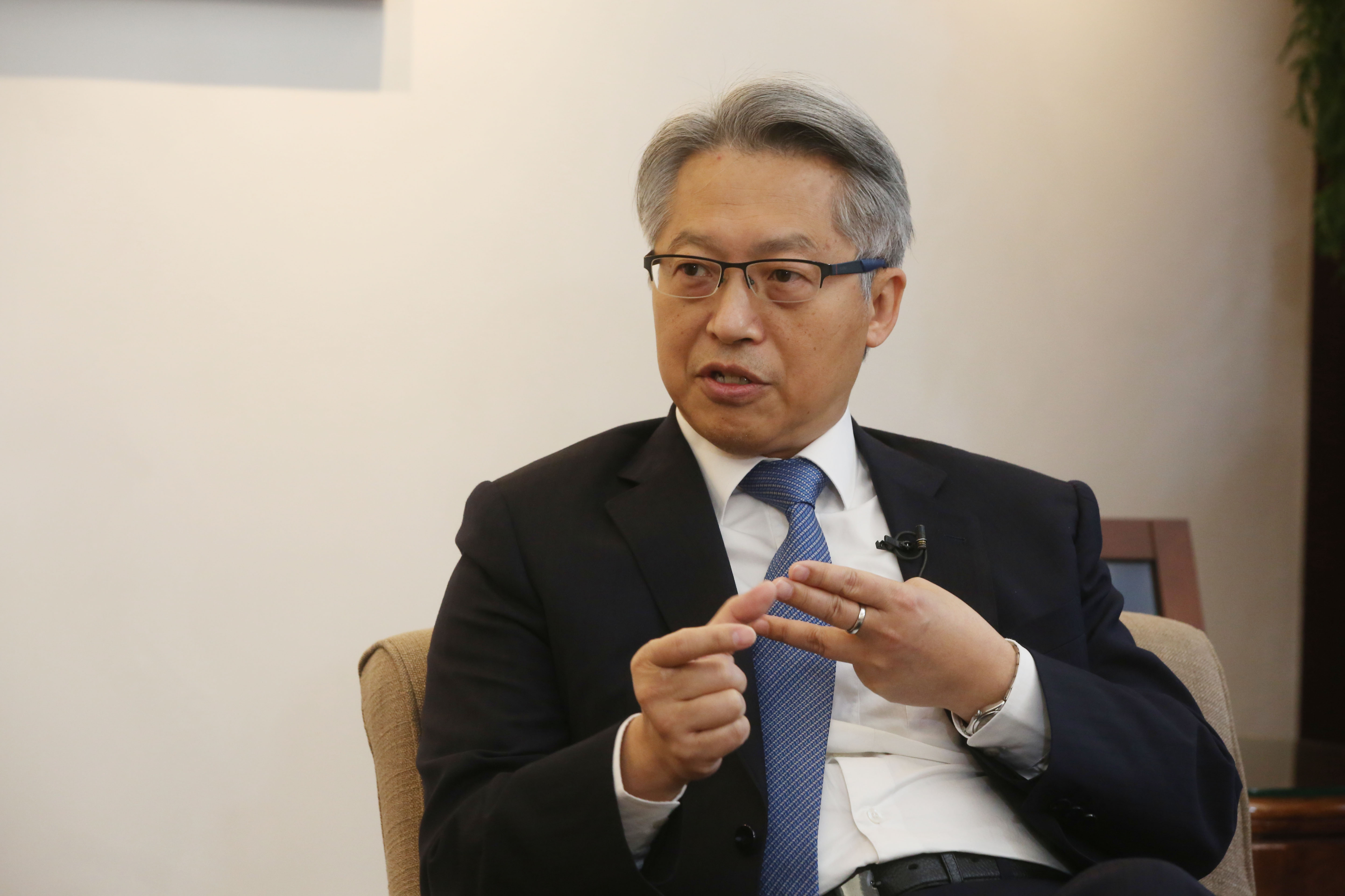 中研院院長廖俊智（圖）今天赴立法院報告「P3研究助理染疫」相關狀況。（本刊資料照）