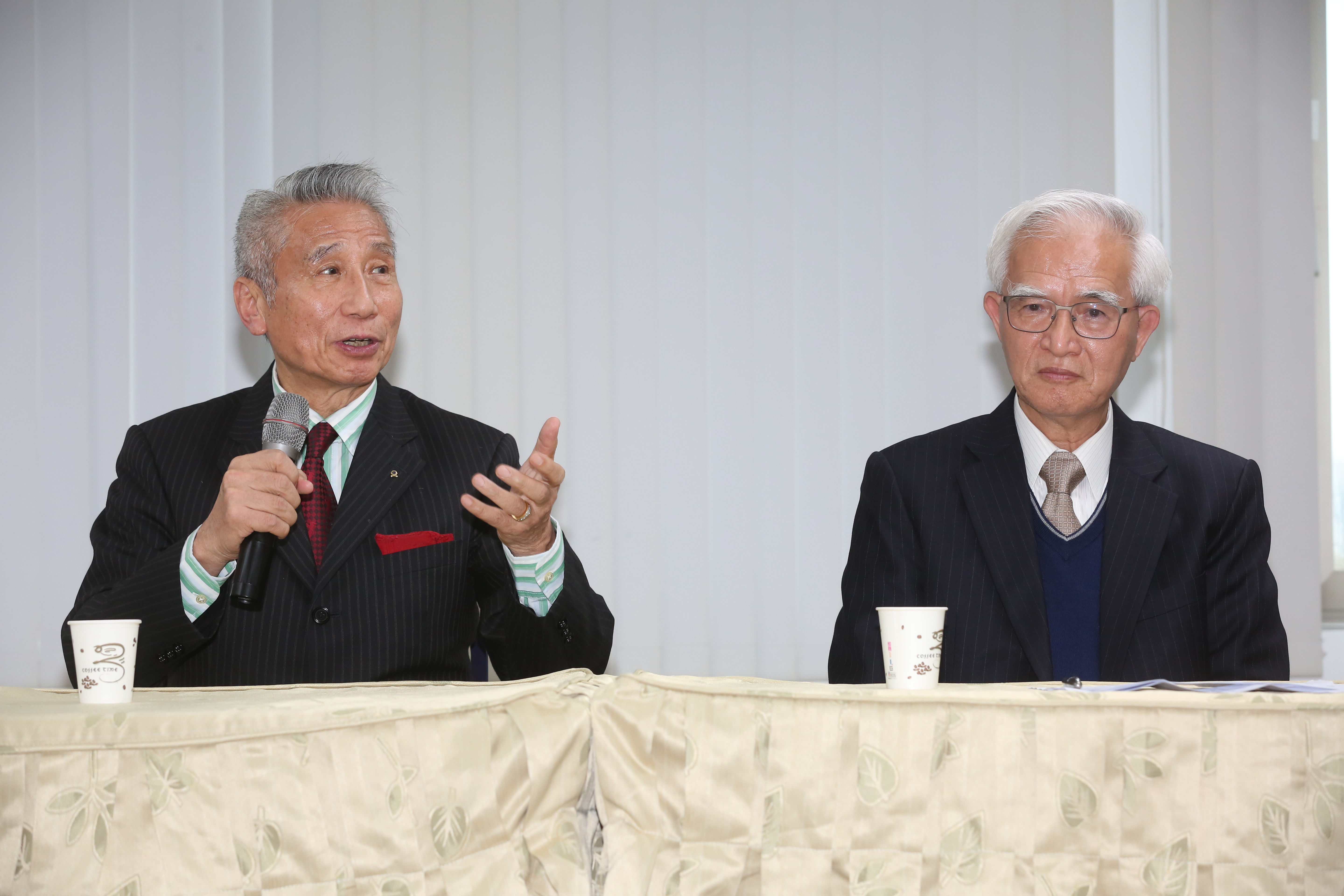 盧明光（右）去年接任大同董座，接下來將由王光祥（左）接任。