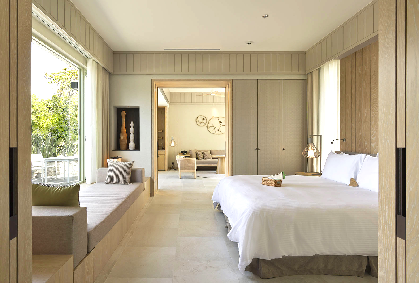 墾丁華泰瑞苑全新打造5間獨門獨院的「森林套房」。（華泰瑞苑提供）