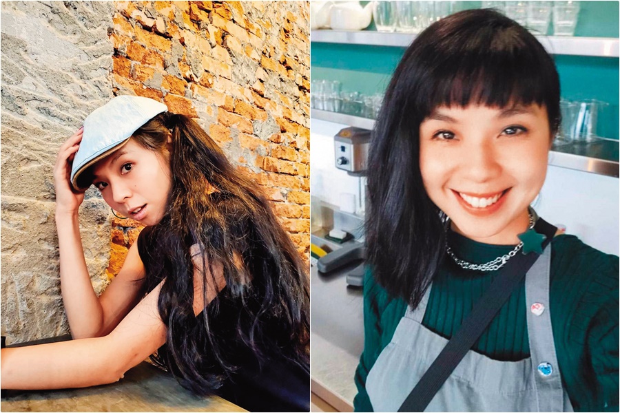 婷婷淡出演藝圈後，陸續在餐廳、咖啡店打工，原本想復出，卻因行車意外腳受傷，暫時無法工作。（翻攝自郭婷婷臉書）