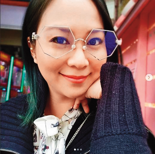 前女F4成員Stacy在團體散後，曾在夜市附近擺攤。（翻攝自Stacy IG）