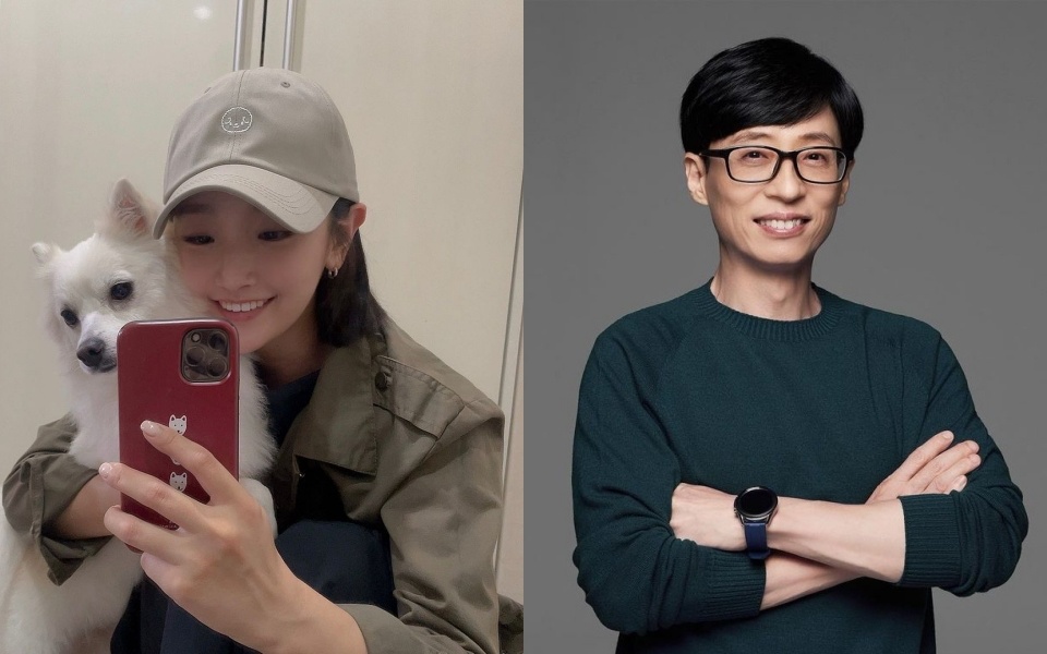 韓國演藝圈今大事不斷，女星朴素丹傳出罹患甲狀腺癌已動手術，綜藝主持人劉在錫也驚傳確診新冠肺炎。（翻攝朴素丹、Atenna IG）