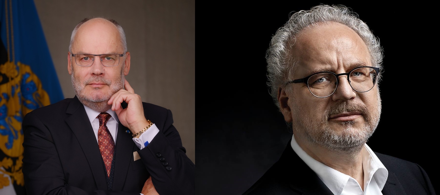 愛沙尼亞總統卡里斯（左）和拉脫維亞總統李維茲（右）都表態不出席北京冬奧。（翻攝自卡里斯、李維茲臉書）