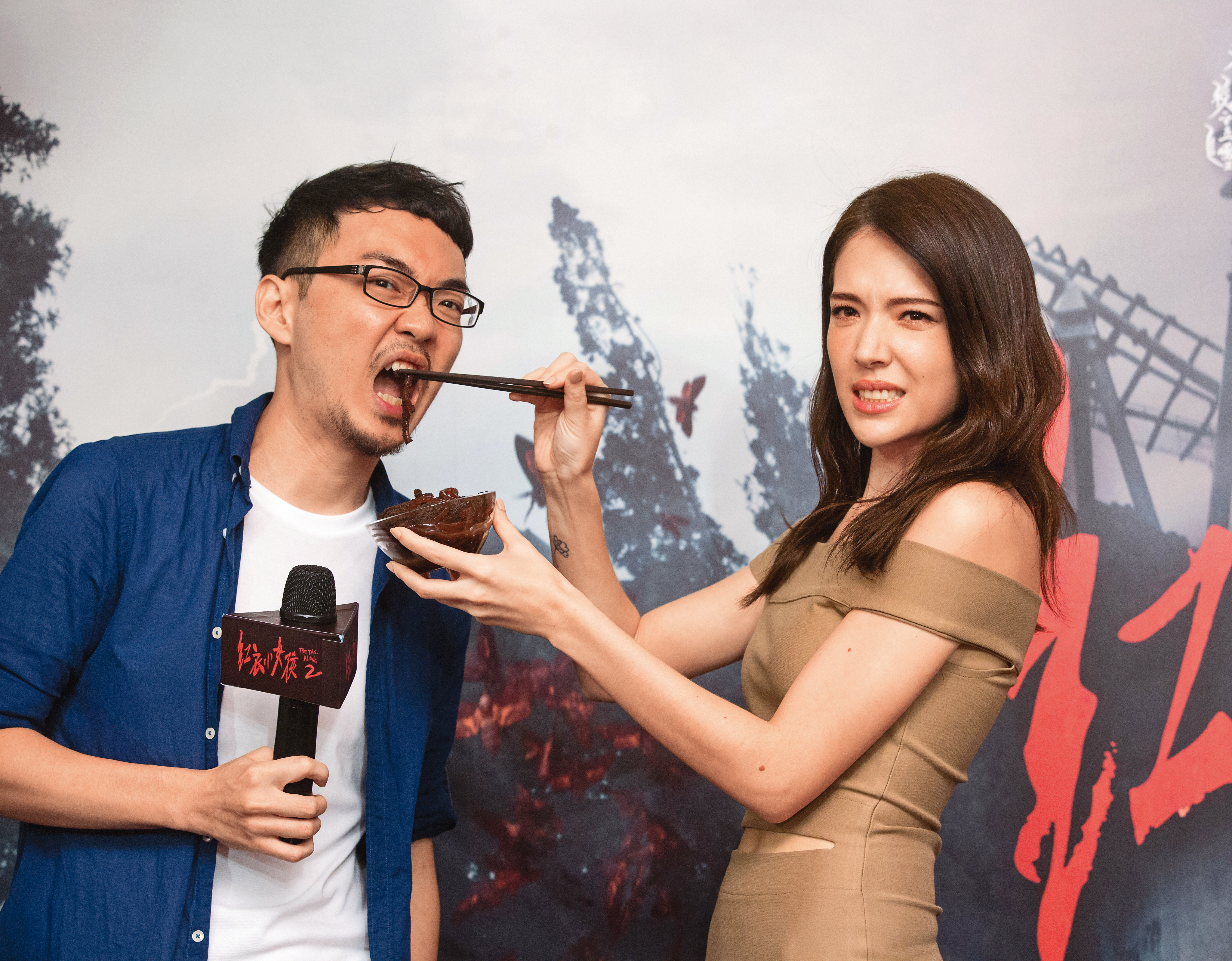 連續參演3部程偉豪（左）執導作品，許瑋甯猶如御用女主角，一度曾傳女方很欣賞程偉豪。