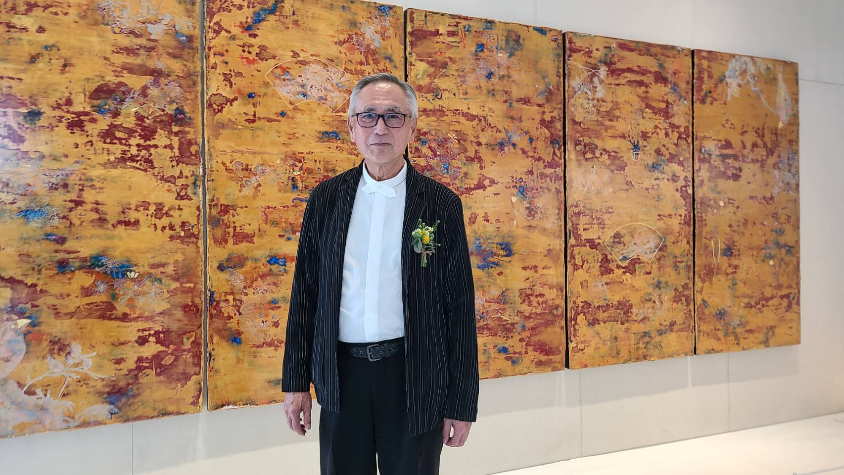 立樺建設董事長趙素堅投入藝術欣賞多年，他購入新銳藝術家蘇孟鴻作品，未來將成為天母常玉資產。